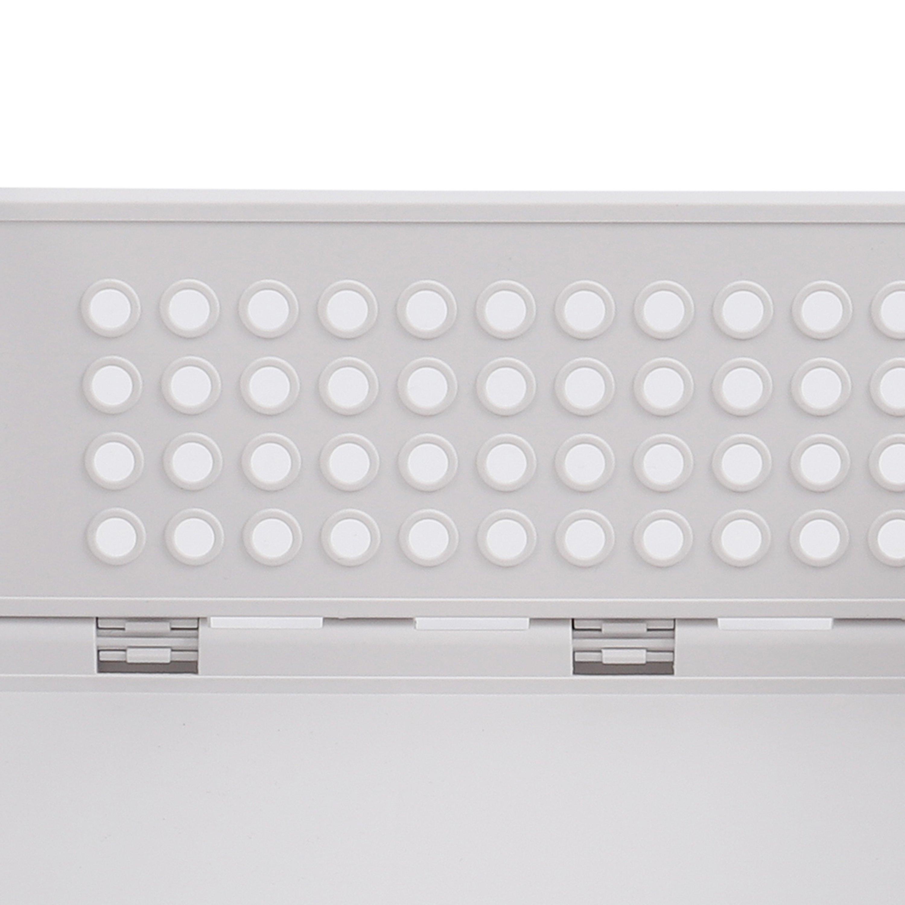 Off White - LIFE IDEAS - 1 Tier Open Design Stackable Storage Basket - 8