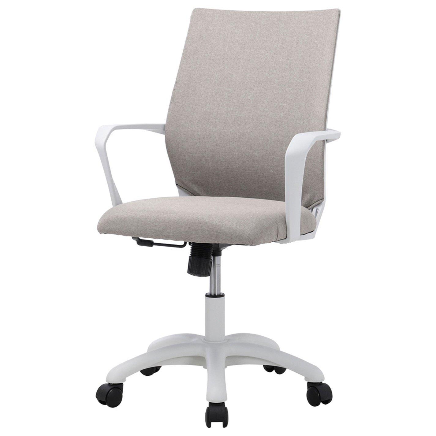 Khakiwhite - Kabinet UK - Curved Back Swivel Office Chair - 4