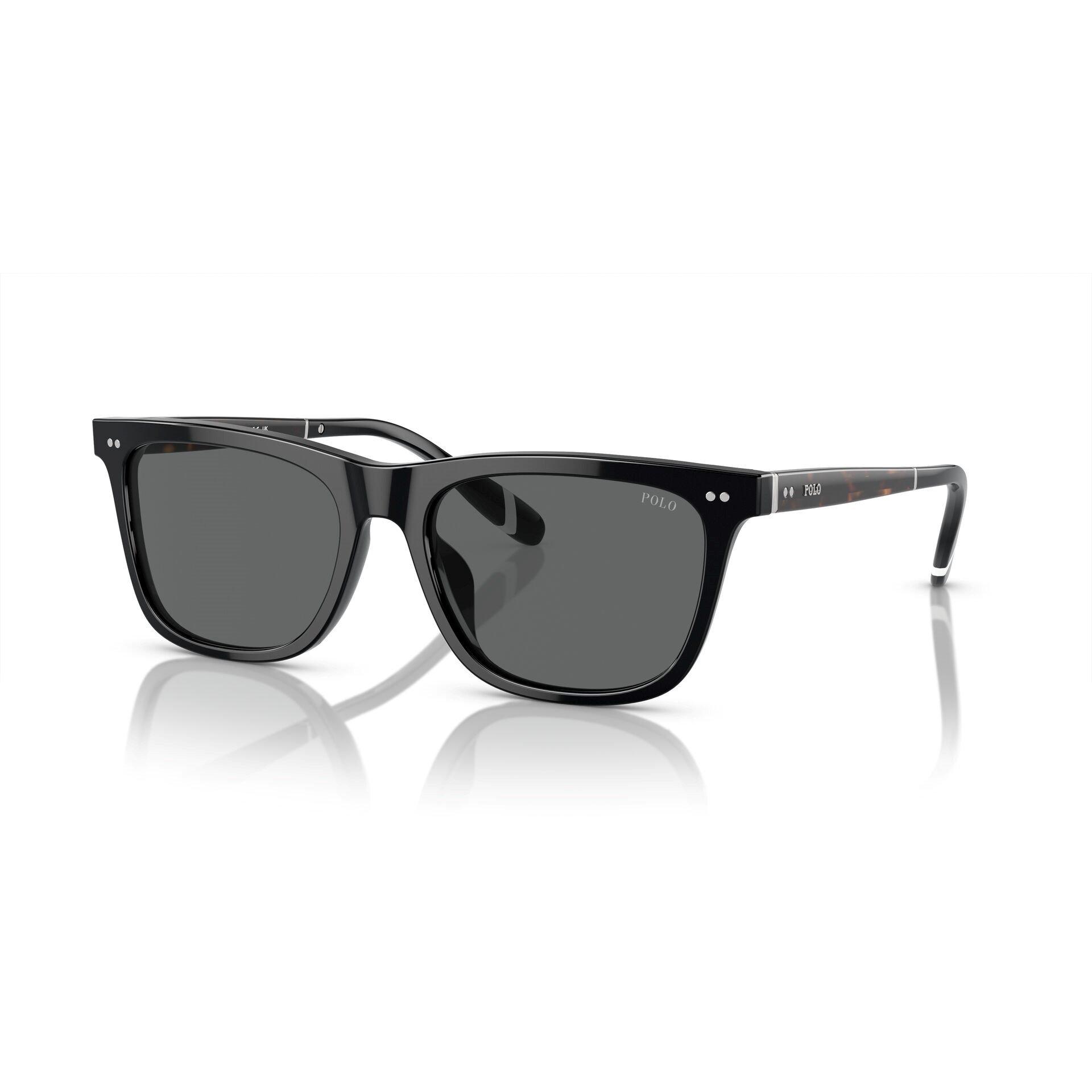 Shiny Black - Polo Ralph Lauren - Men's Rectangle Sunglasses - 1