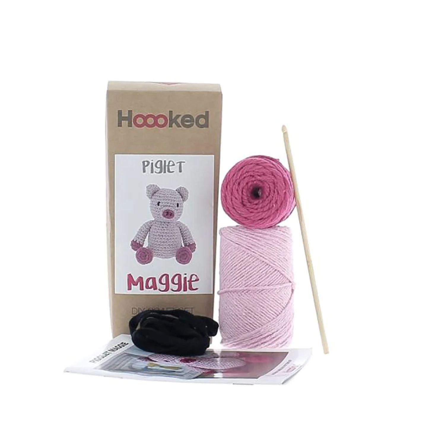 Multi - Crafters Companion - Hoooked Crochet Kit - Piglet - 1