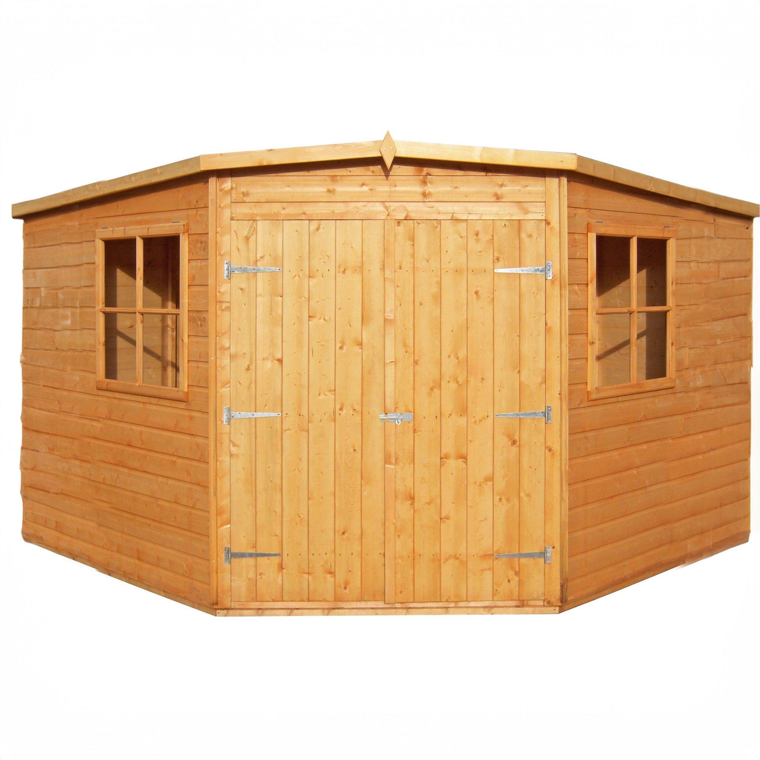 Wood - Shire - Corner Shed 10x10 Shed - 2