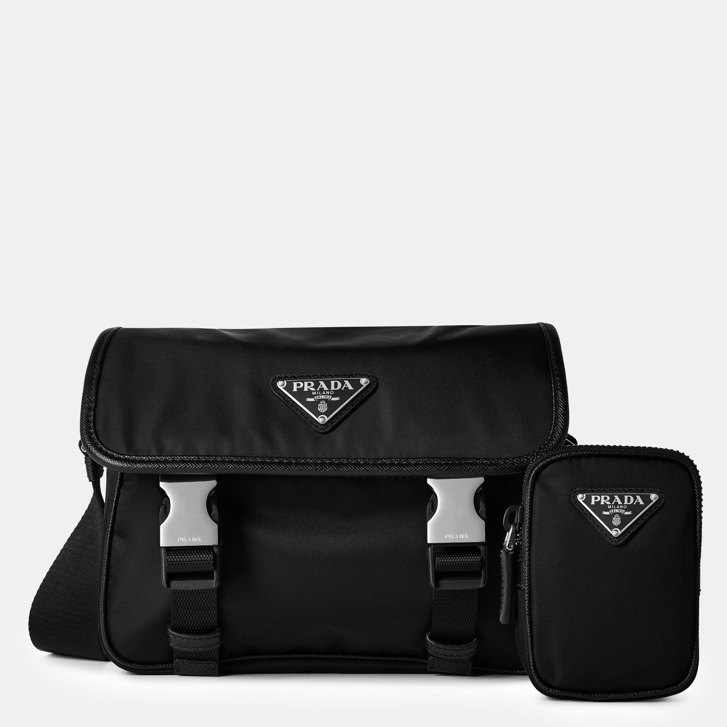 Prada Re-Nylon Shoulder Bag - Black