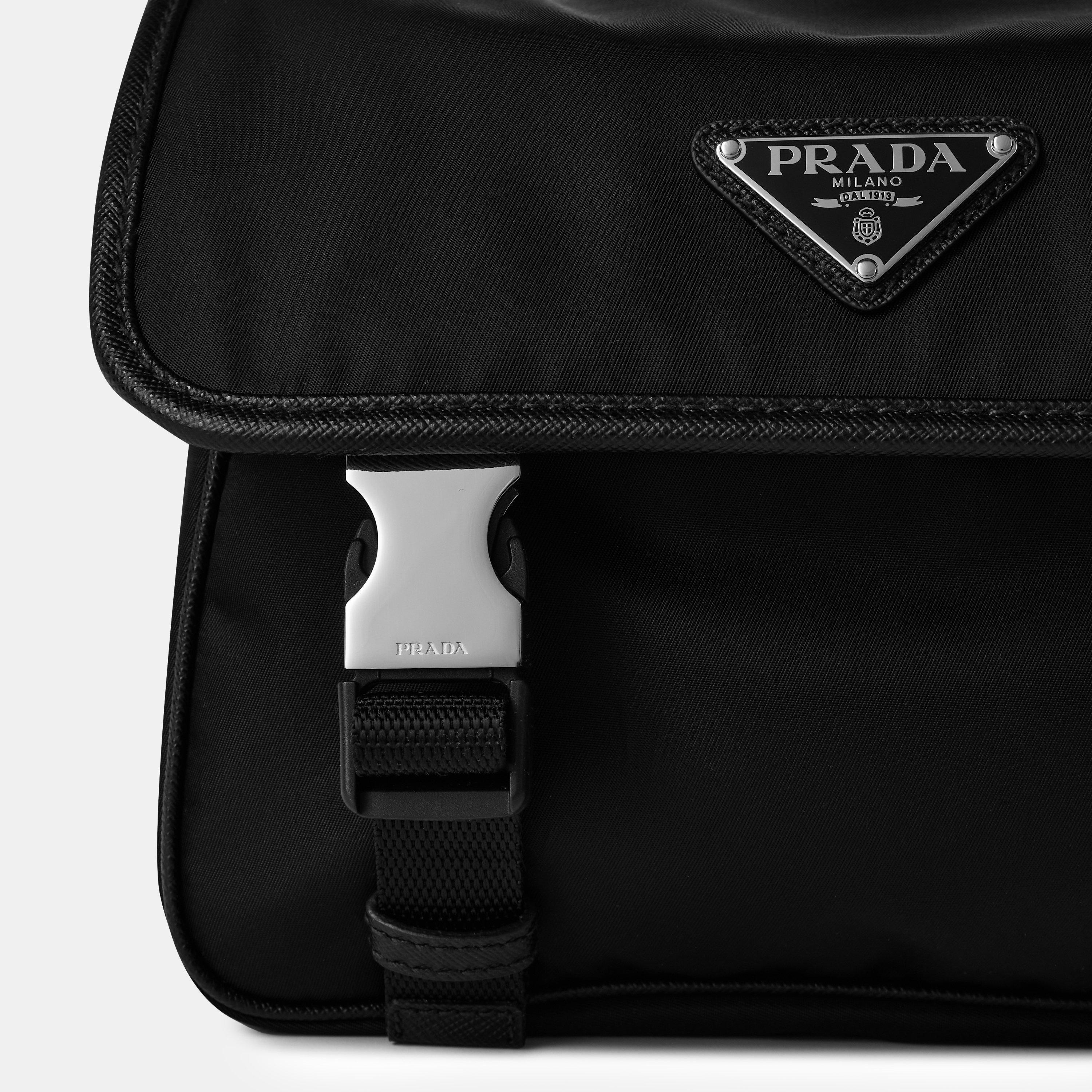 Black - Prada - Re-Nylon Shoulder Bag - 4