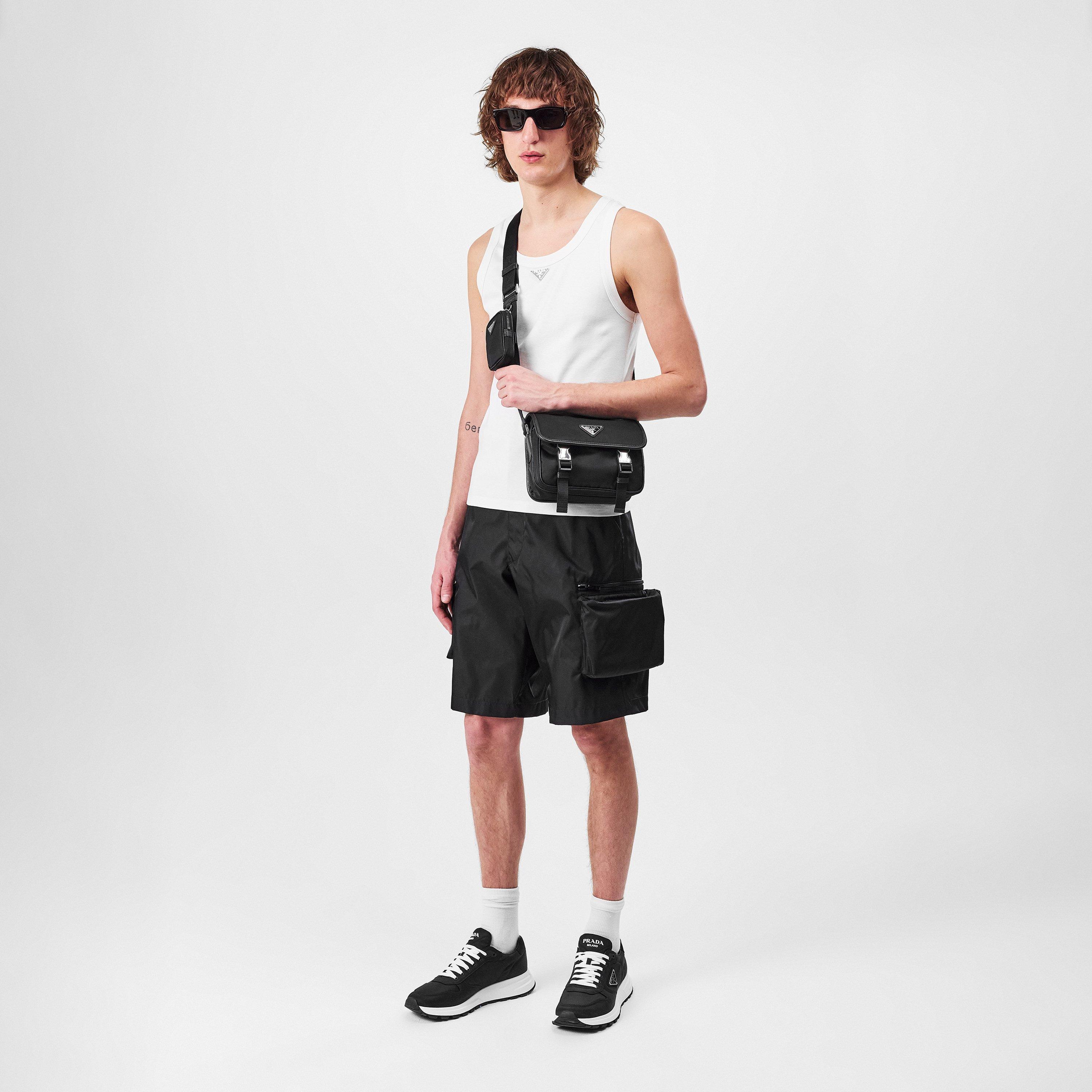 Black - Prada - Re-Nylon Shoulder Bag - 6