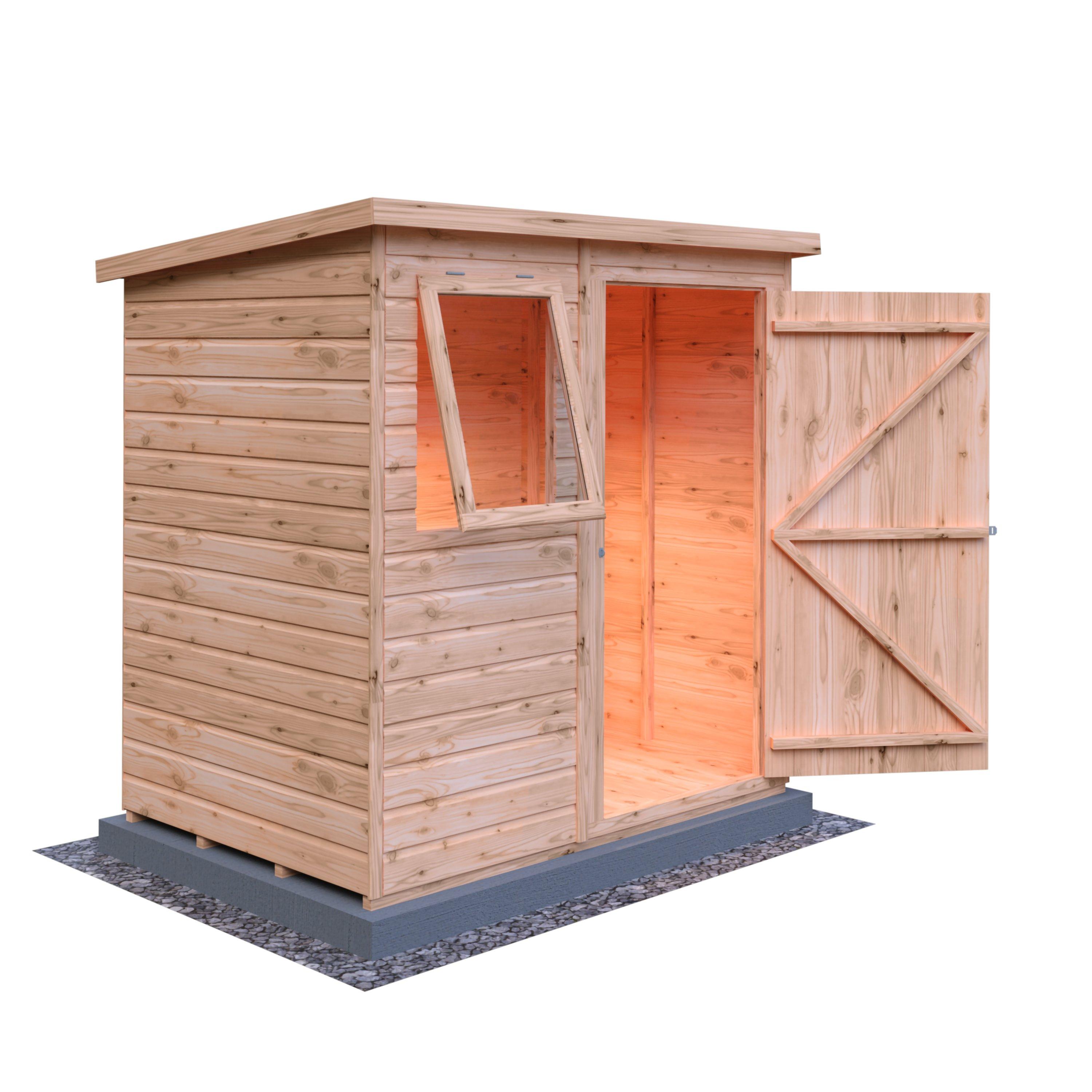 Wood - Shire - Pent 6x4 Shed - 5