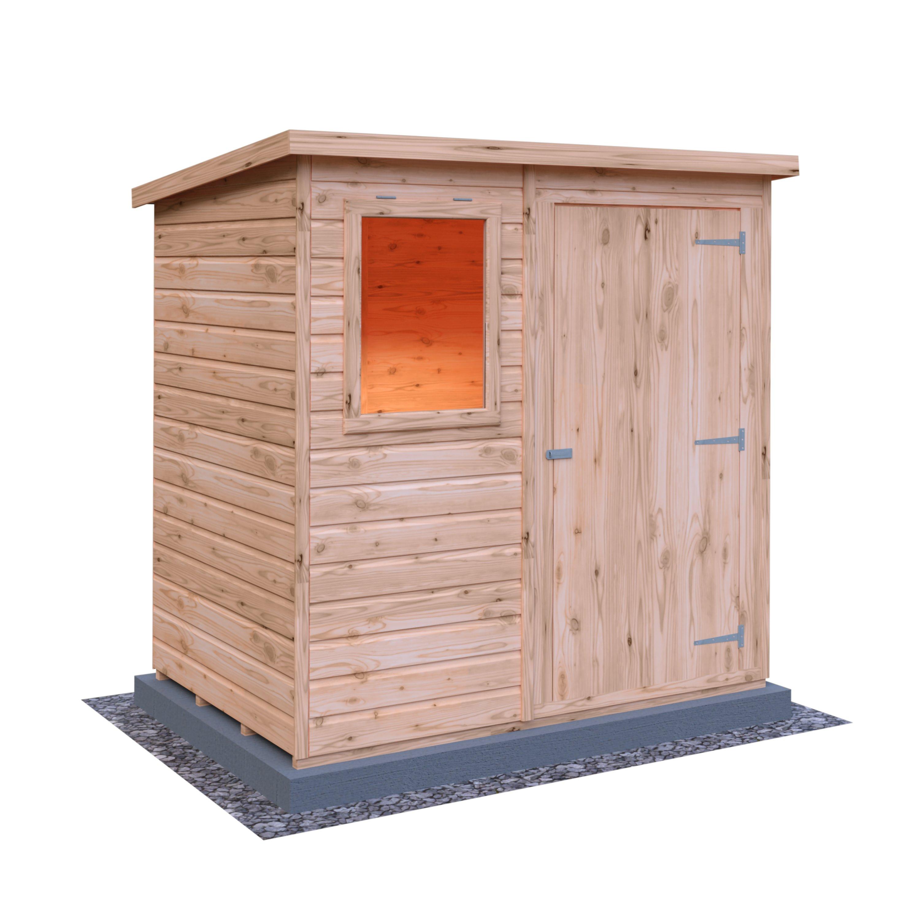 Wood - Shire - Pent 6x4 Shed - 6
