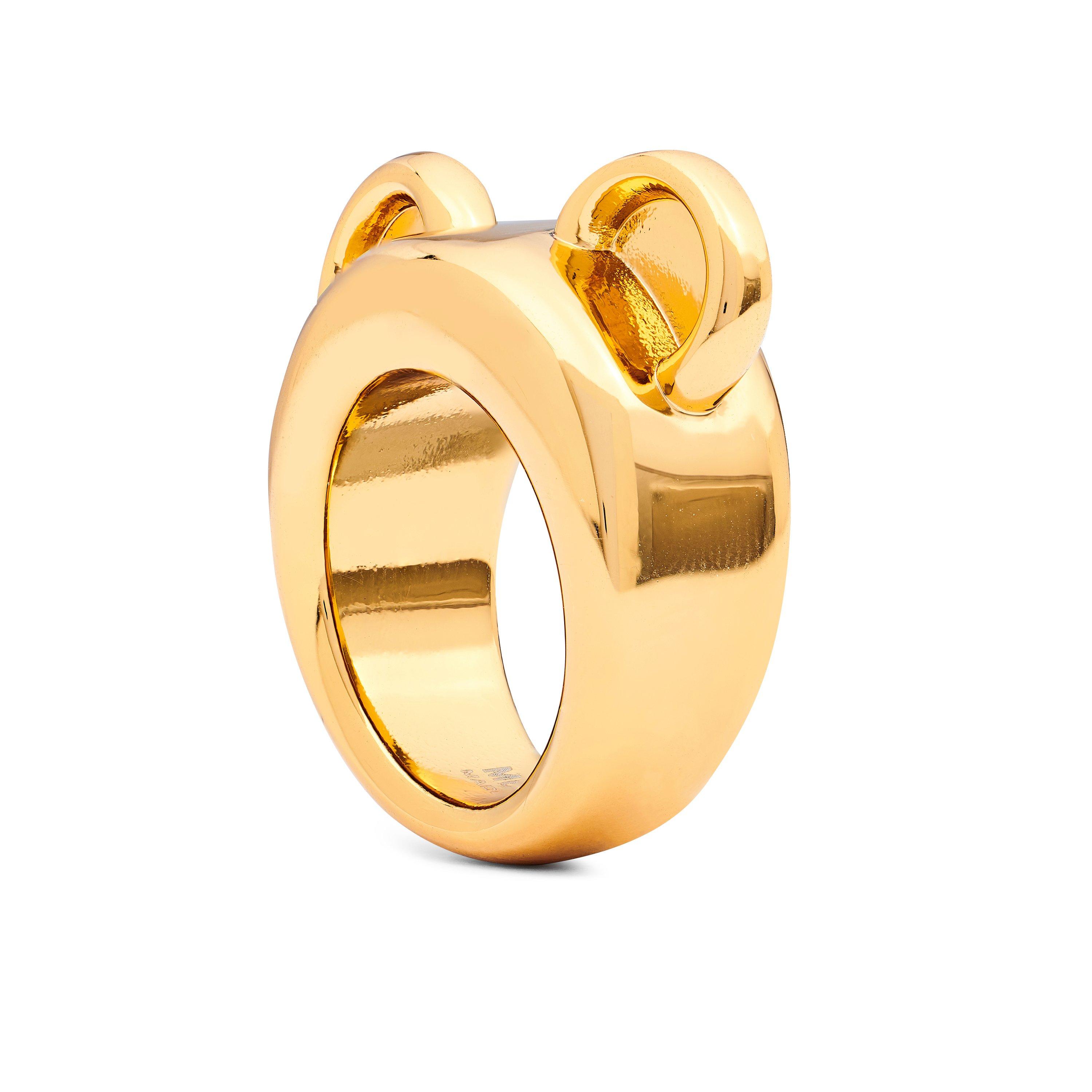 Gold A0606 - Moschino - Teddy Ring - 2