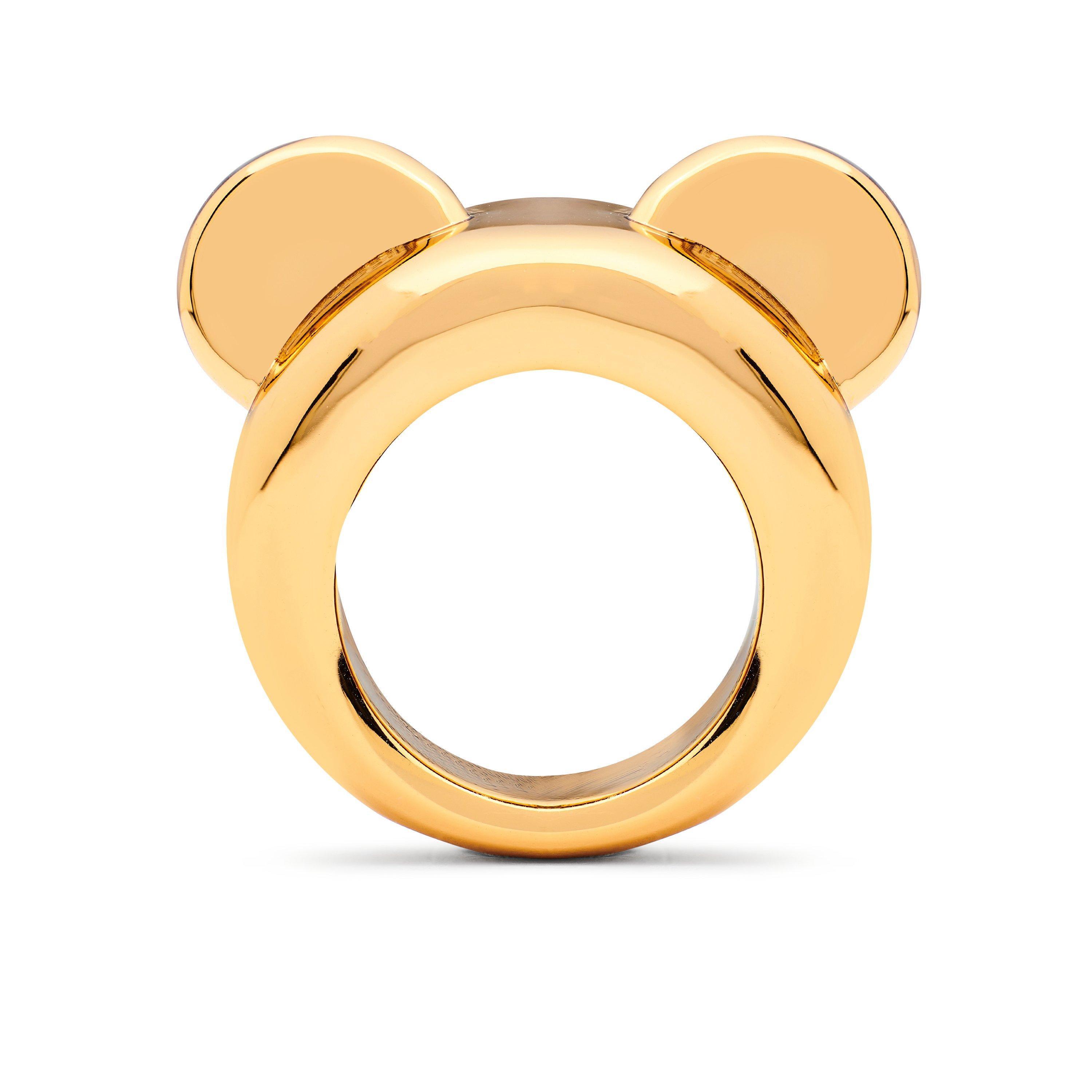 Gold A0606 - Moschino - Teddy Ring - 3