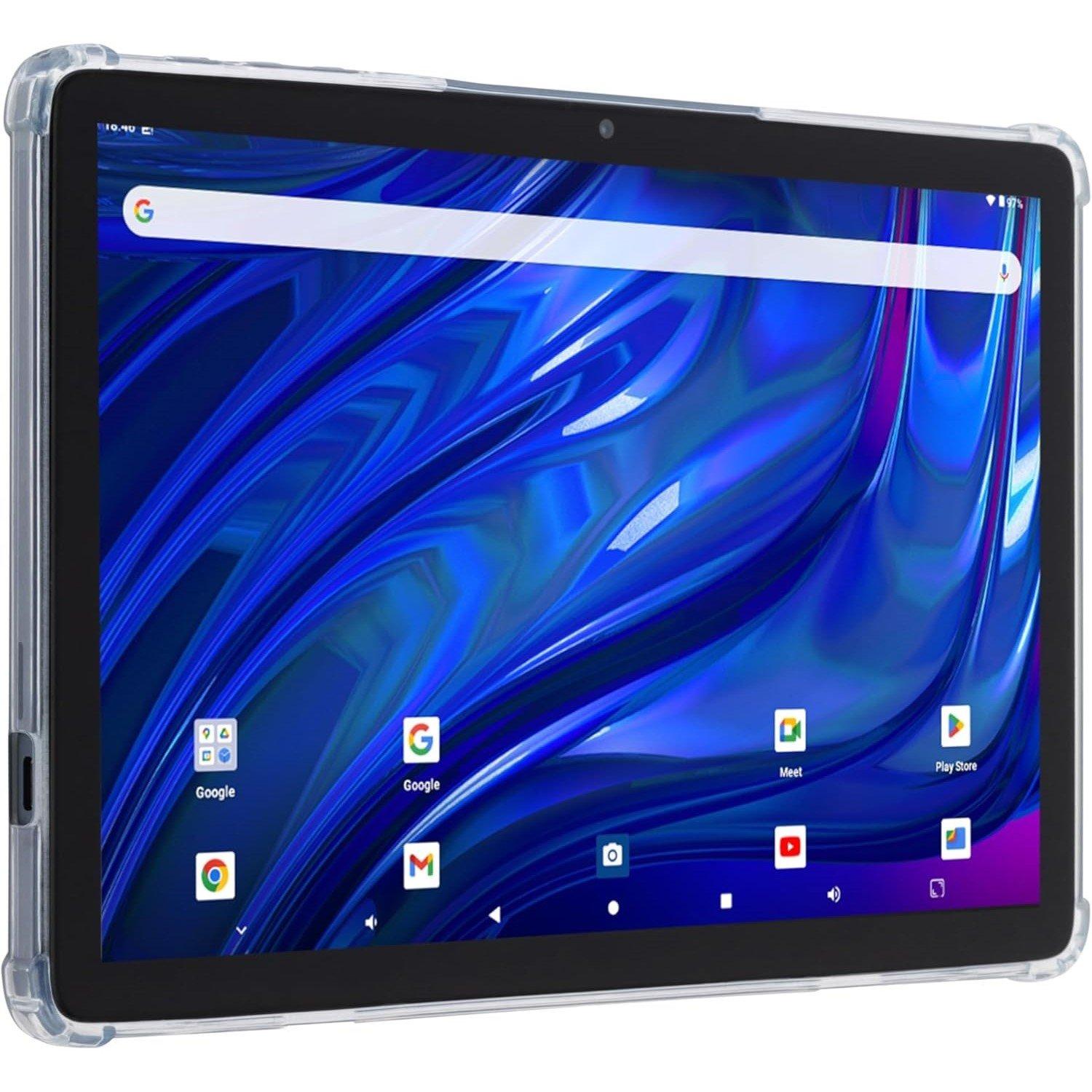Black - Entity - G10 XM 10.1 Inch Metal Tablet with Bumper Case - 4