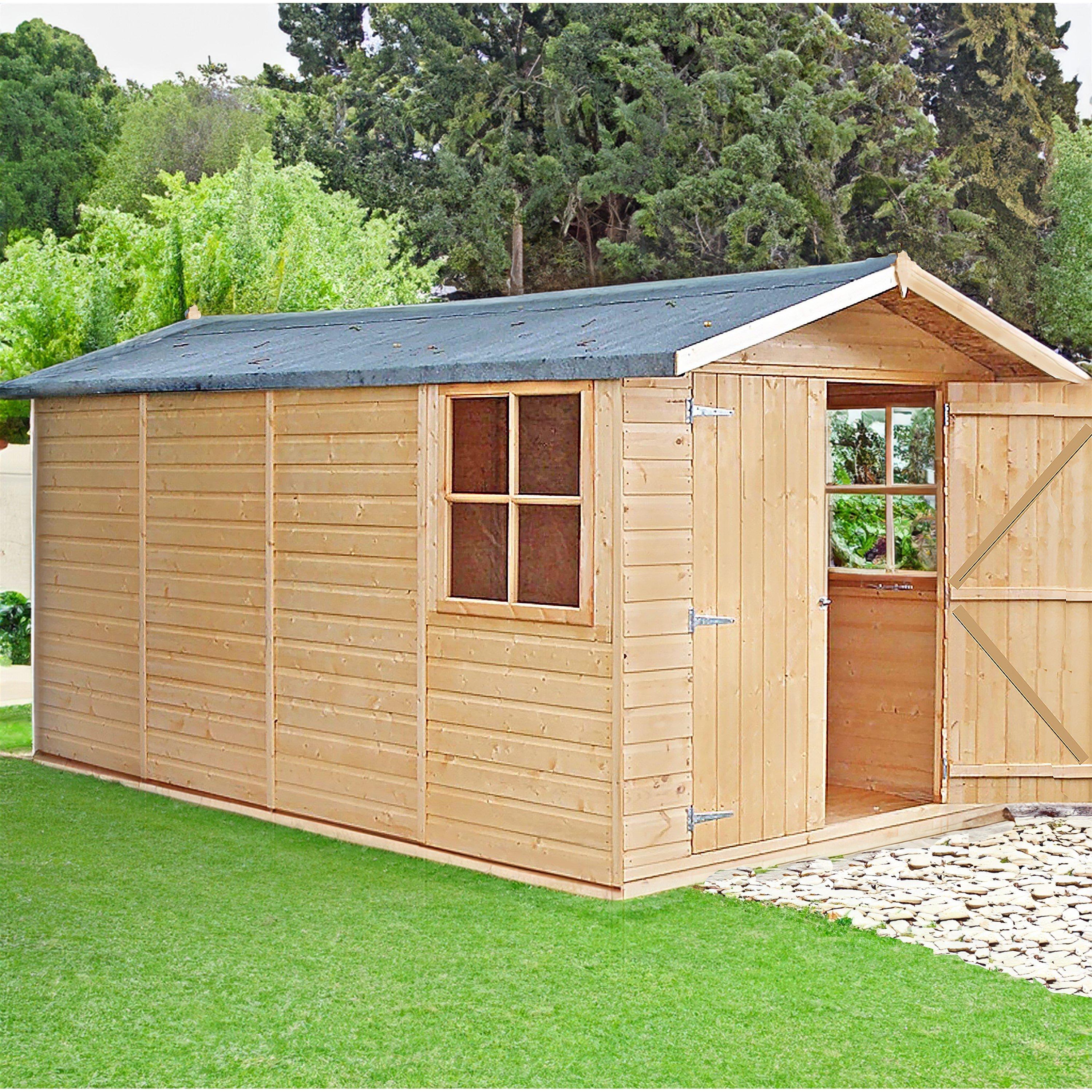 Wood - Shire - Jersey 7x13 Shed - 1