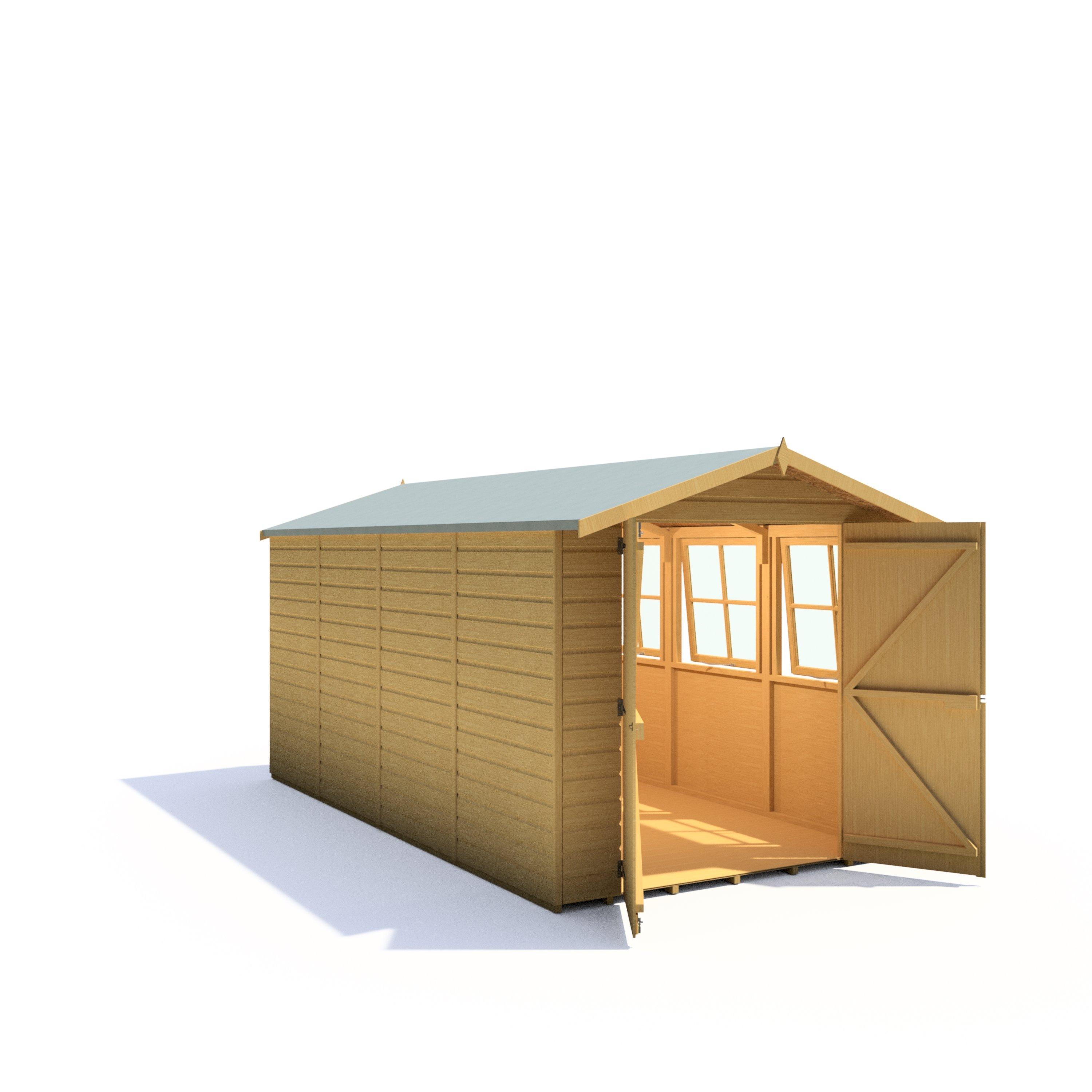 Wood - Shire - Jersey 7x13 Shed - 7