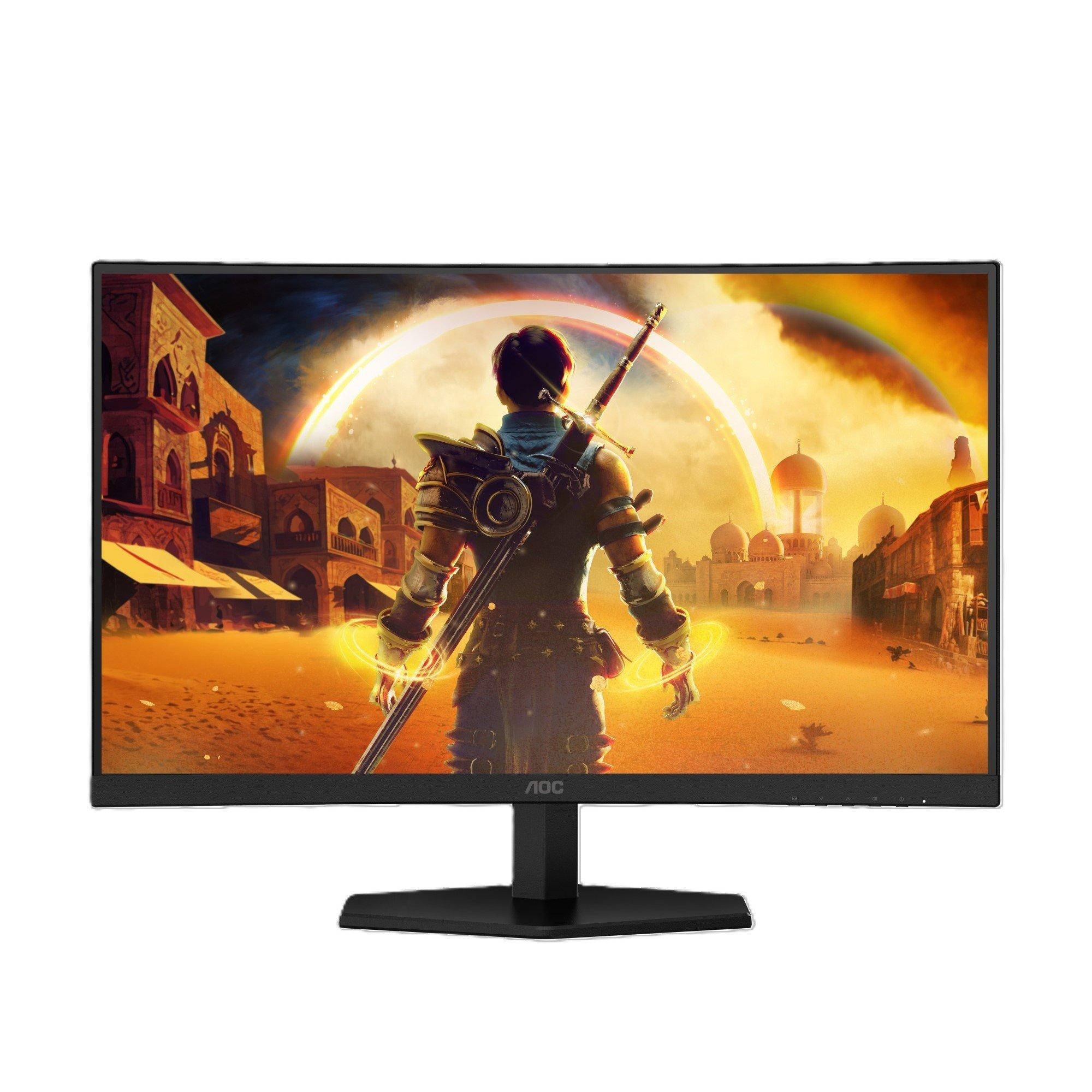 Black - AOC - CQ27G42FE 27 Inch Curved VA QHD 144Hz 2 HDMI 1 DP Gaming Monitor - 1