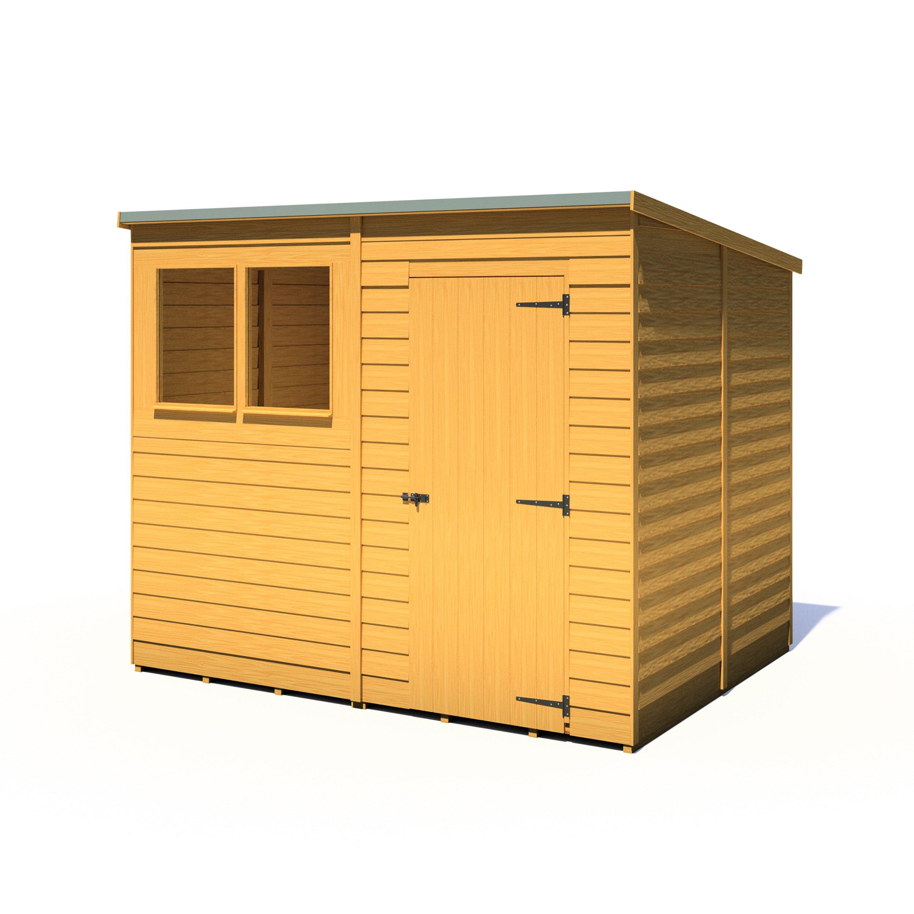 Wood - Shire - Overlap Pent 8x6 - 8