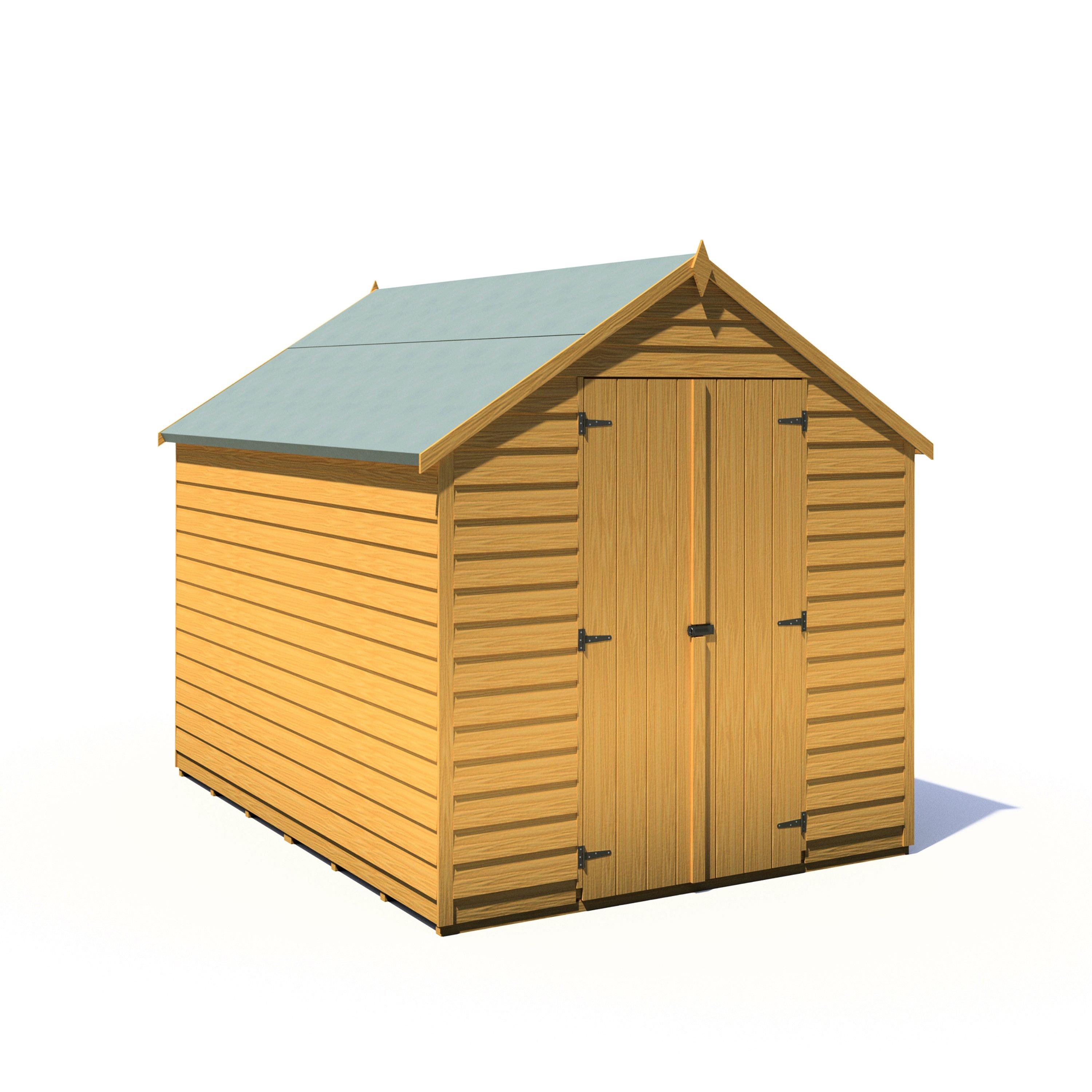 Wood - Shire - Overlap 8x6 Double Door - 6
