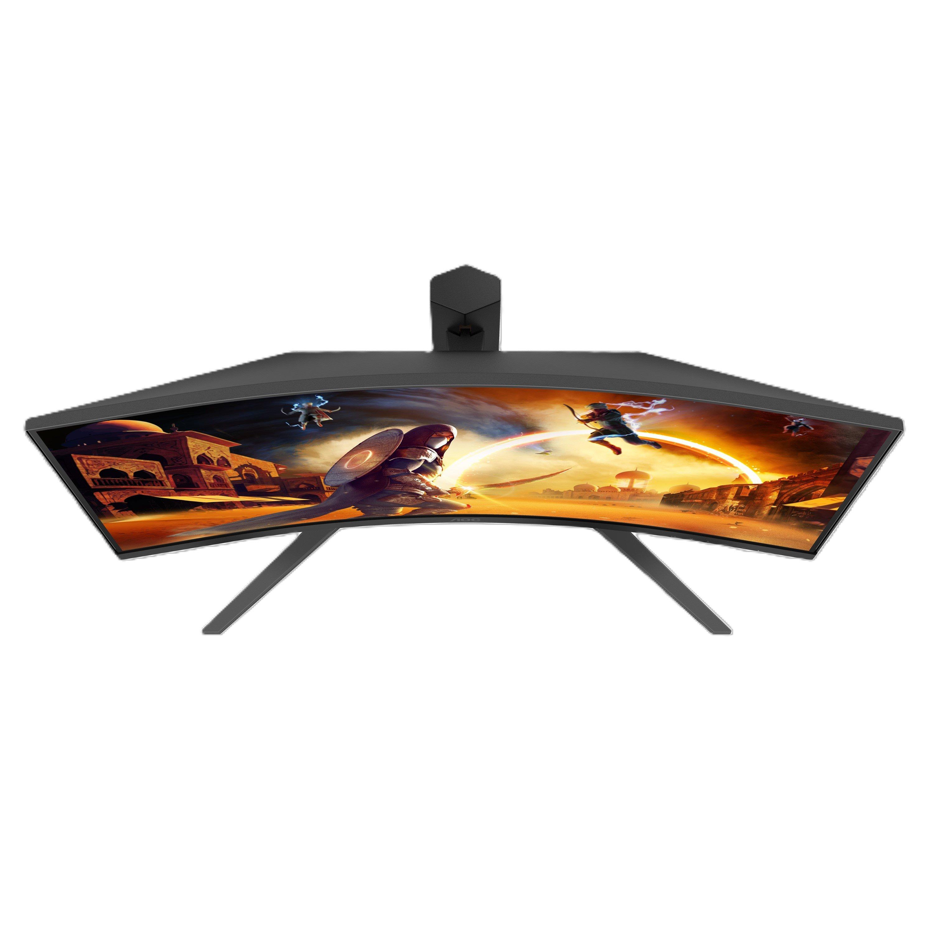 Black - AOC - C32G4Z 31.5 Inch Curved VA FHD 240Hz (260Hz OC) 2 HDMI 1 DP Gaming Monitor - 6