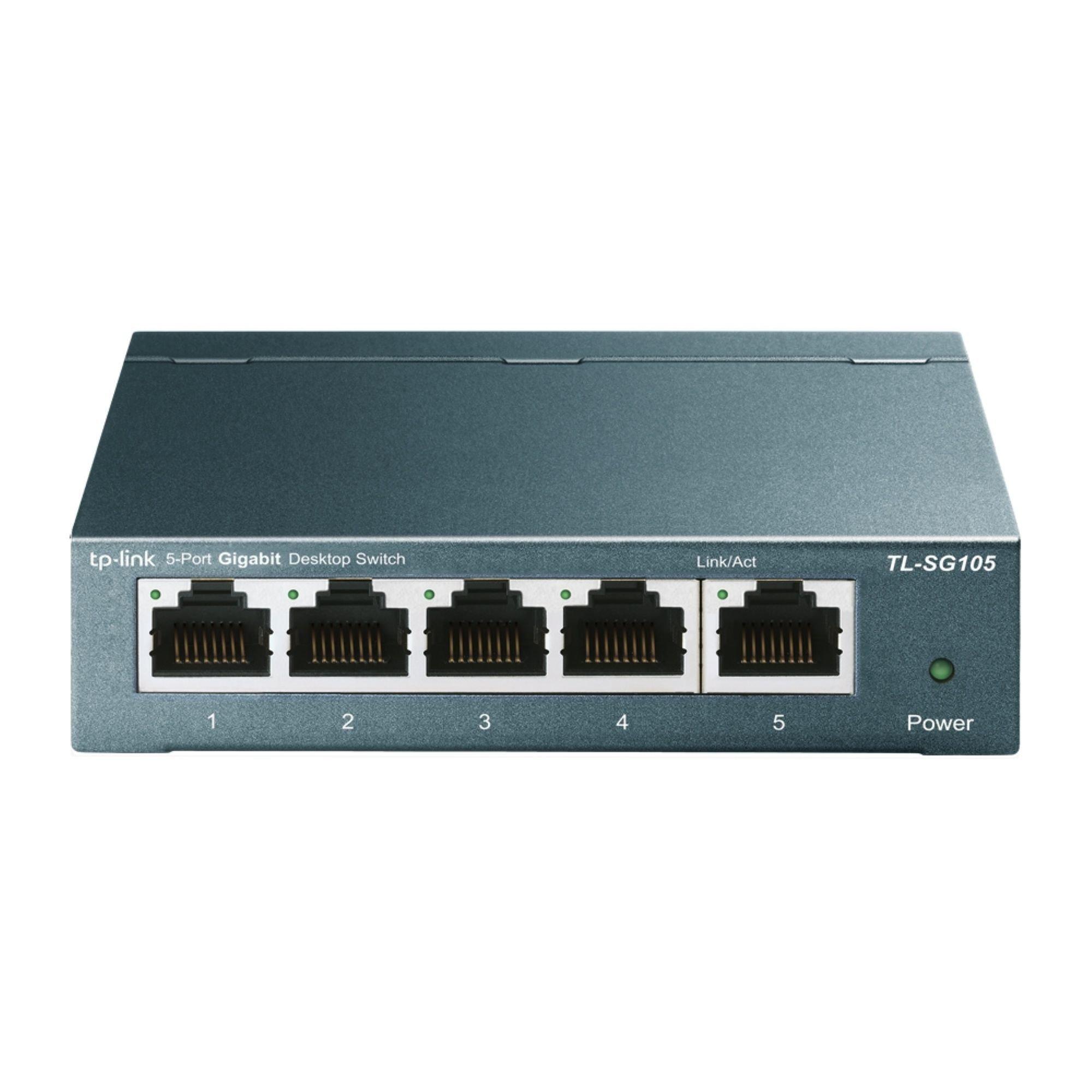 Schwarz - TP-Link - TP-Lin TL-SG105 00 - 1