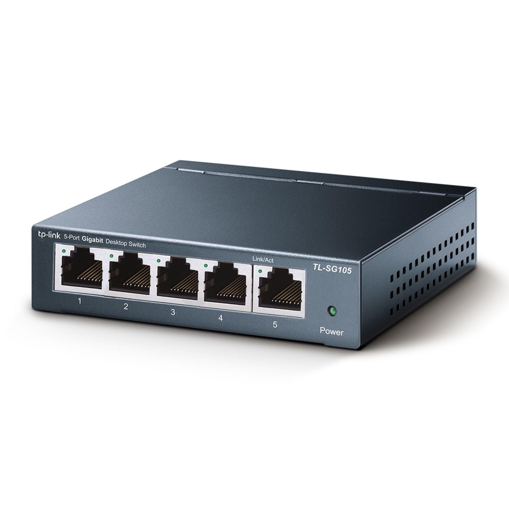 Schwarz - TP-Link - TP-Lin TL-SG105 00 - 2