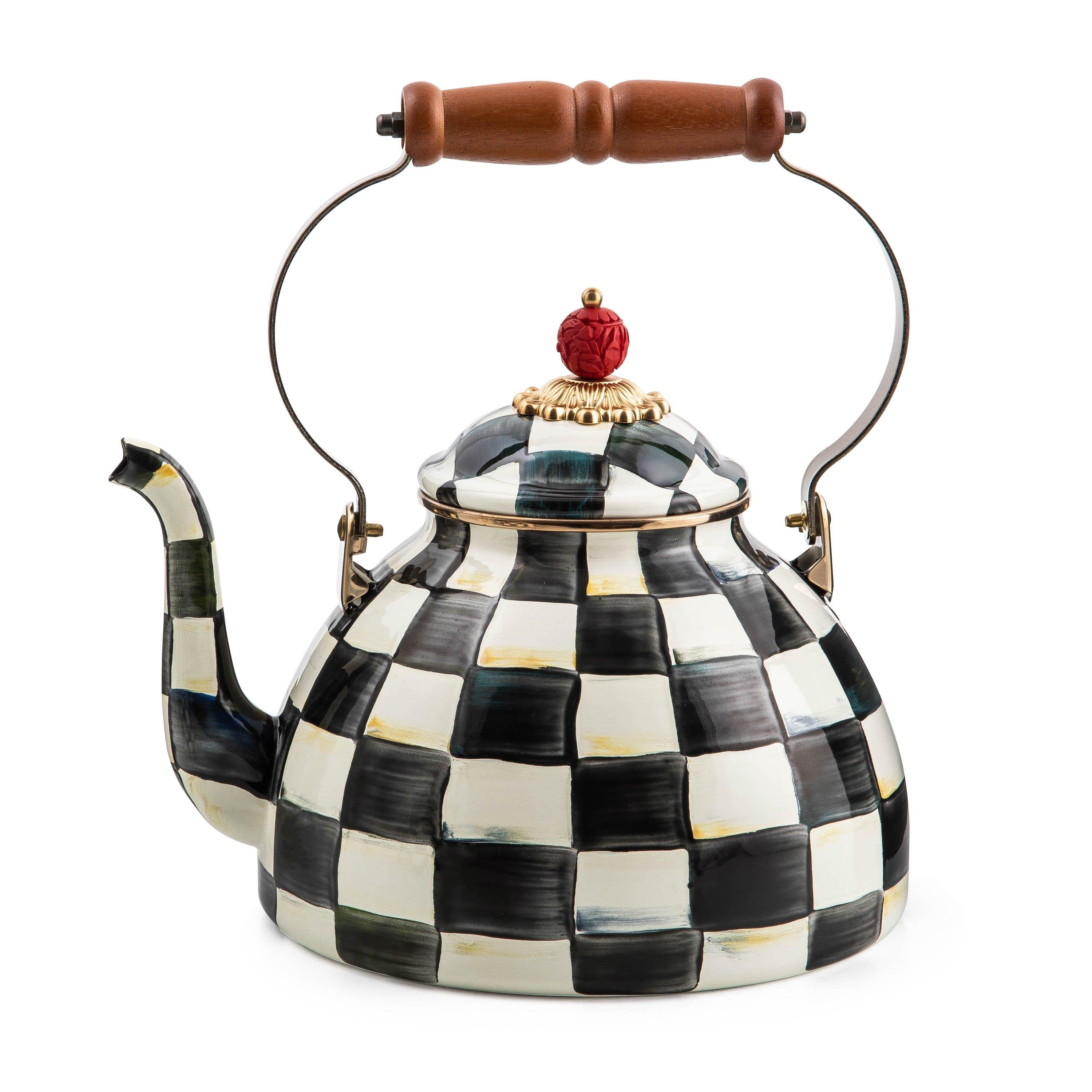 Courtly Check - MacKenzie-Childs - MacKenzi 3 Quart Tea K 00