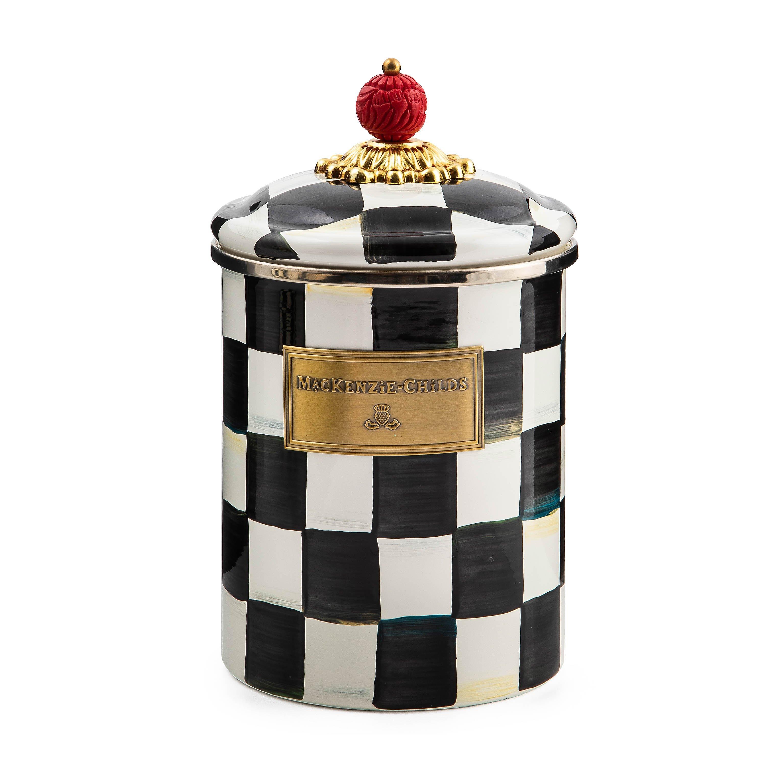 Courtly Check - MacKenzie-Childs - MacKenzi M Canister 00