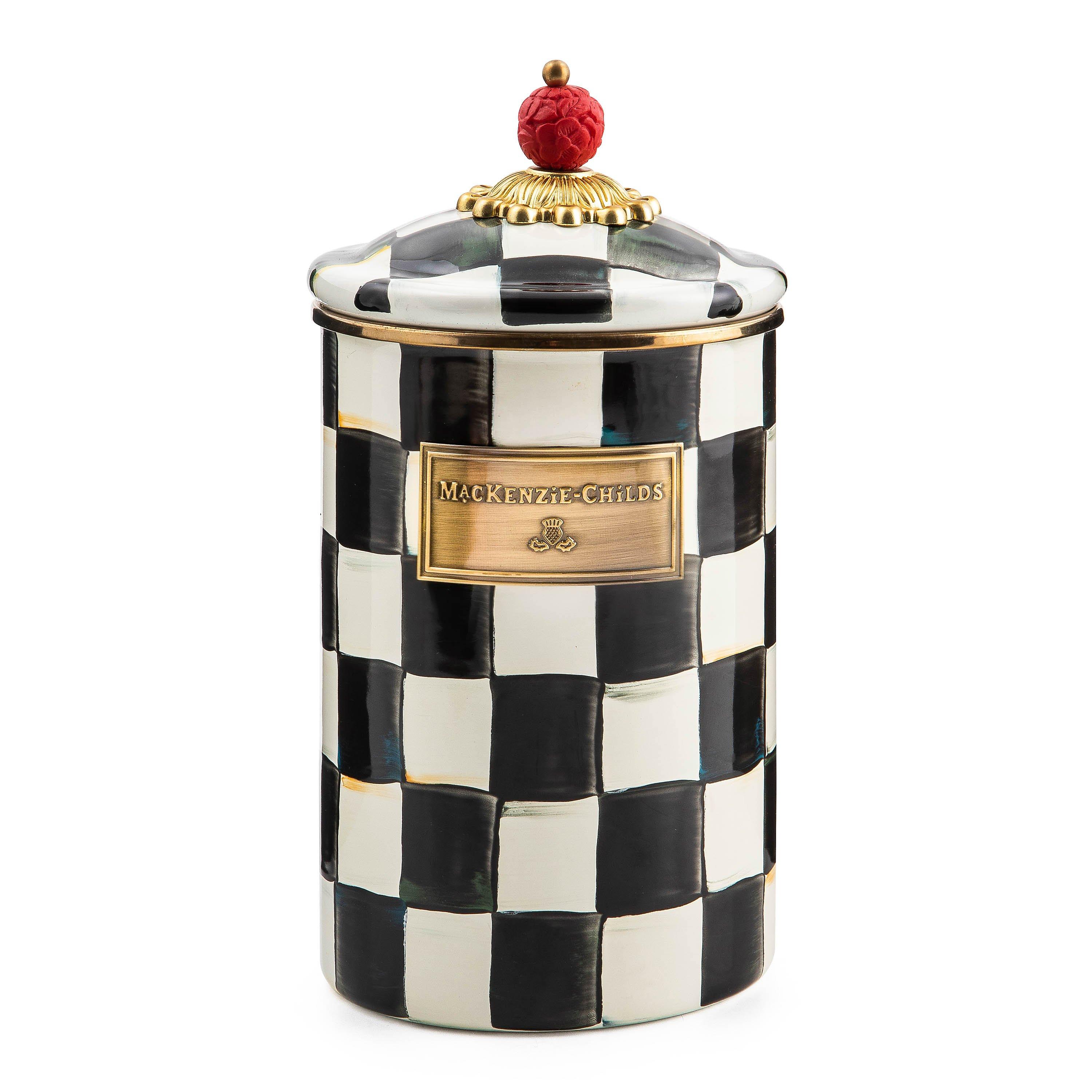 Courtly Check - MacKenzie-Childs - MacKenzi L Canister 00