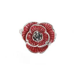 Espree Espree Enamel and Crystal Poppy Pin