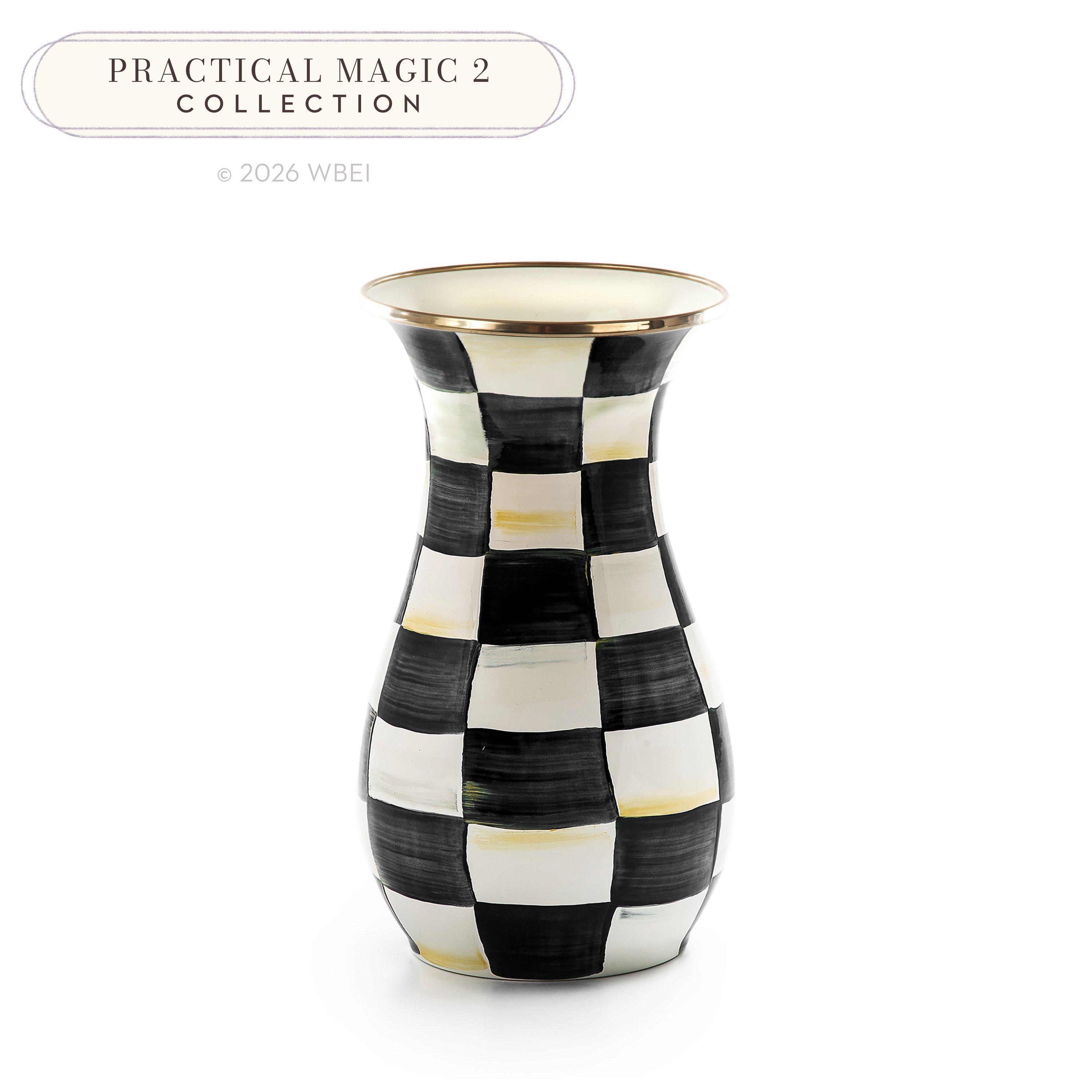Courtly Check - MacKenzie-Childs - MacKenzi Tall Vase 00