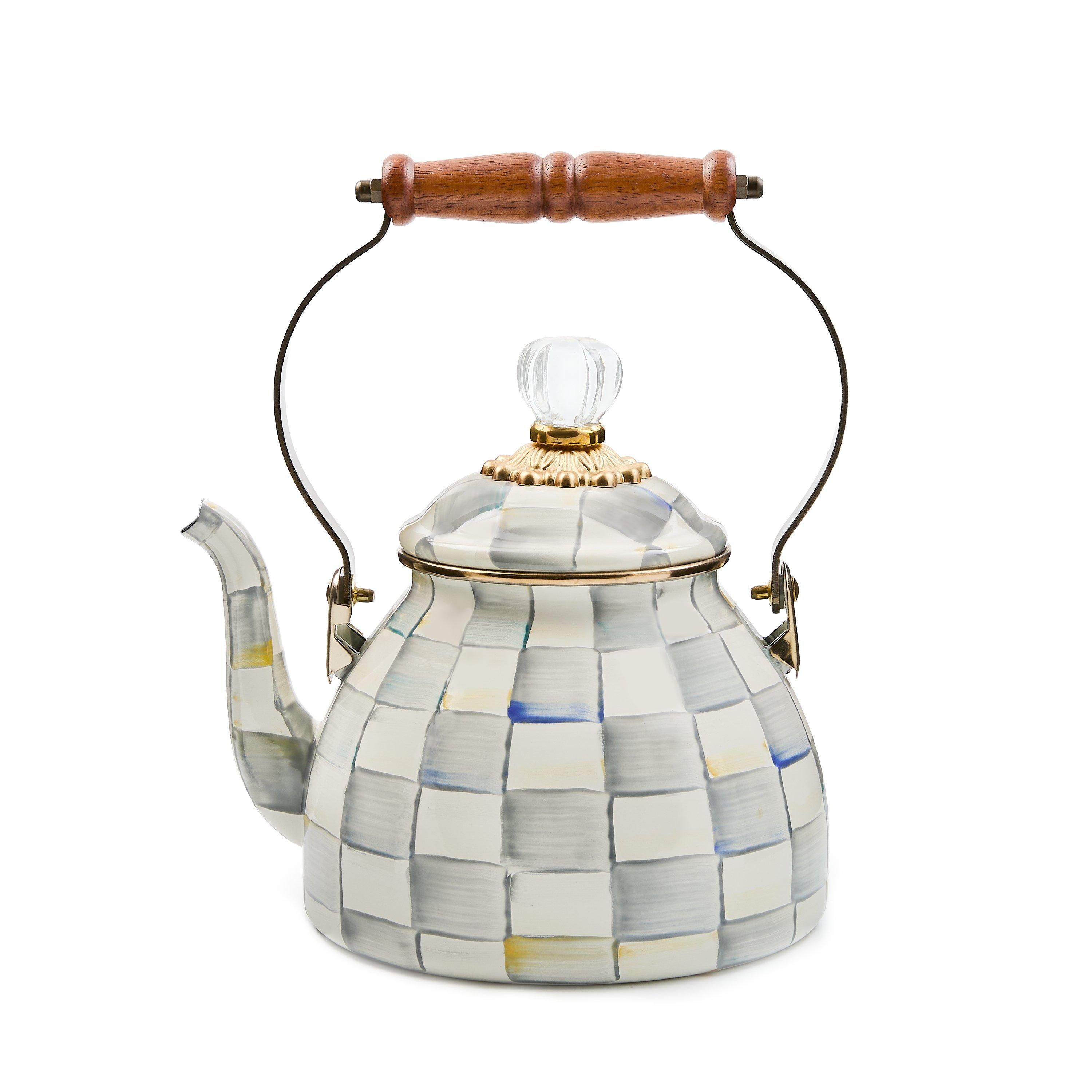 Sterling Check - MacKenzie-Childs - MacKenzi 2 Quart Tea K 00