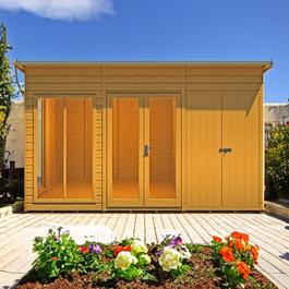 Shire Lela 12x6 SummerHouse inc Storage