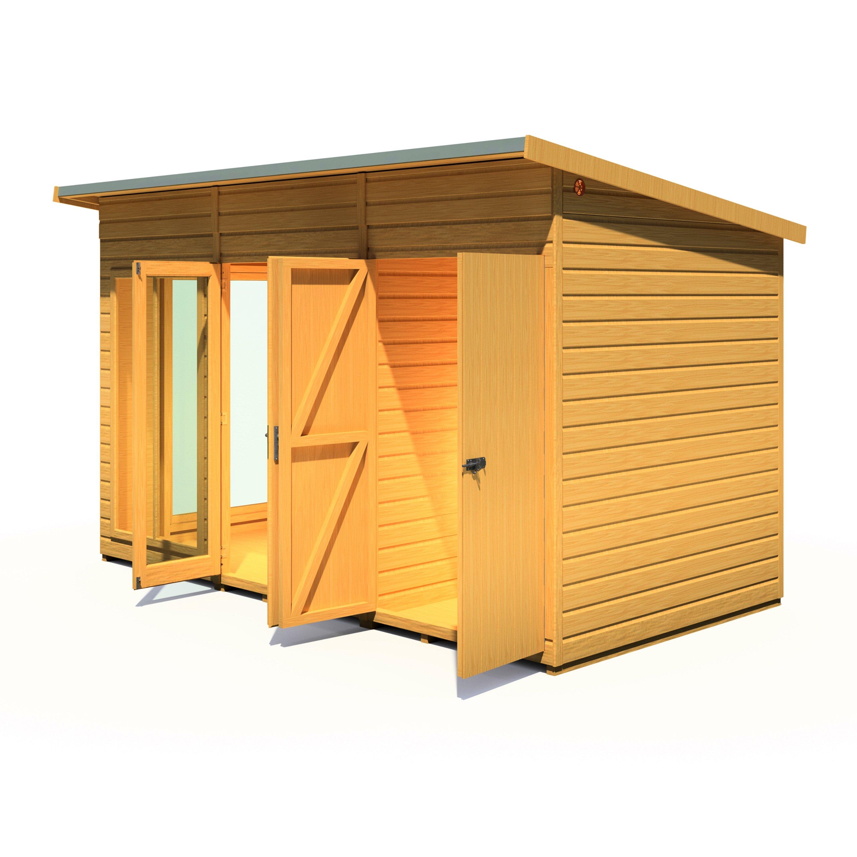 Wood - Shire - Lela 12x6 SummerHouse inc Storage - 6