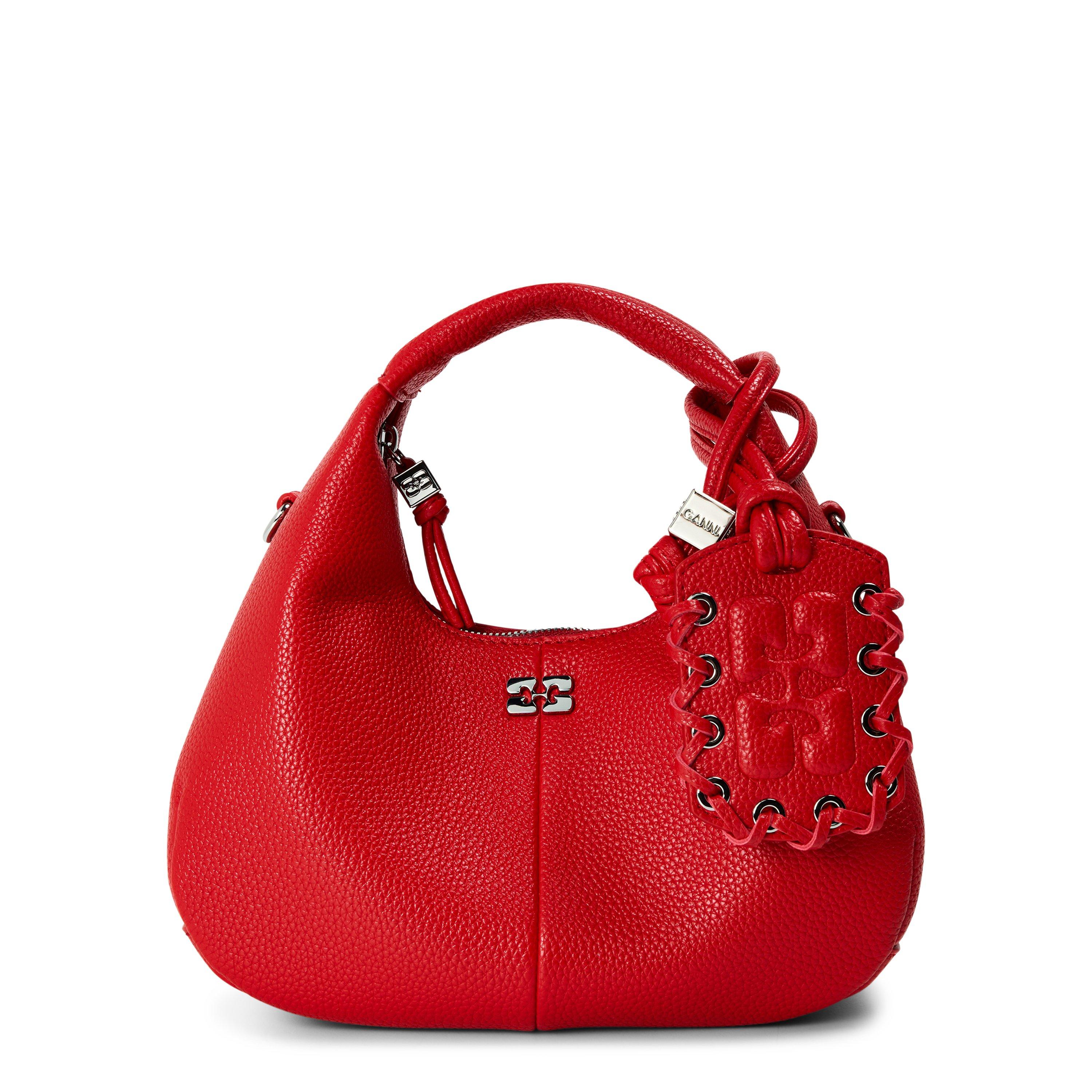 Ganni Women's Hobo Bag - Goji Berry