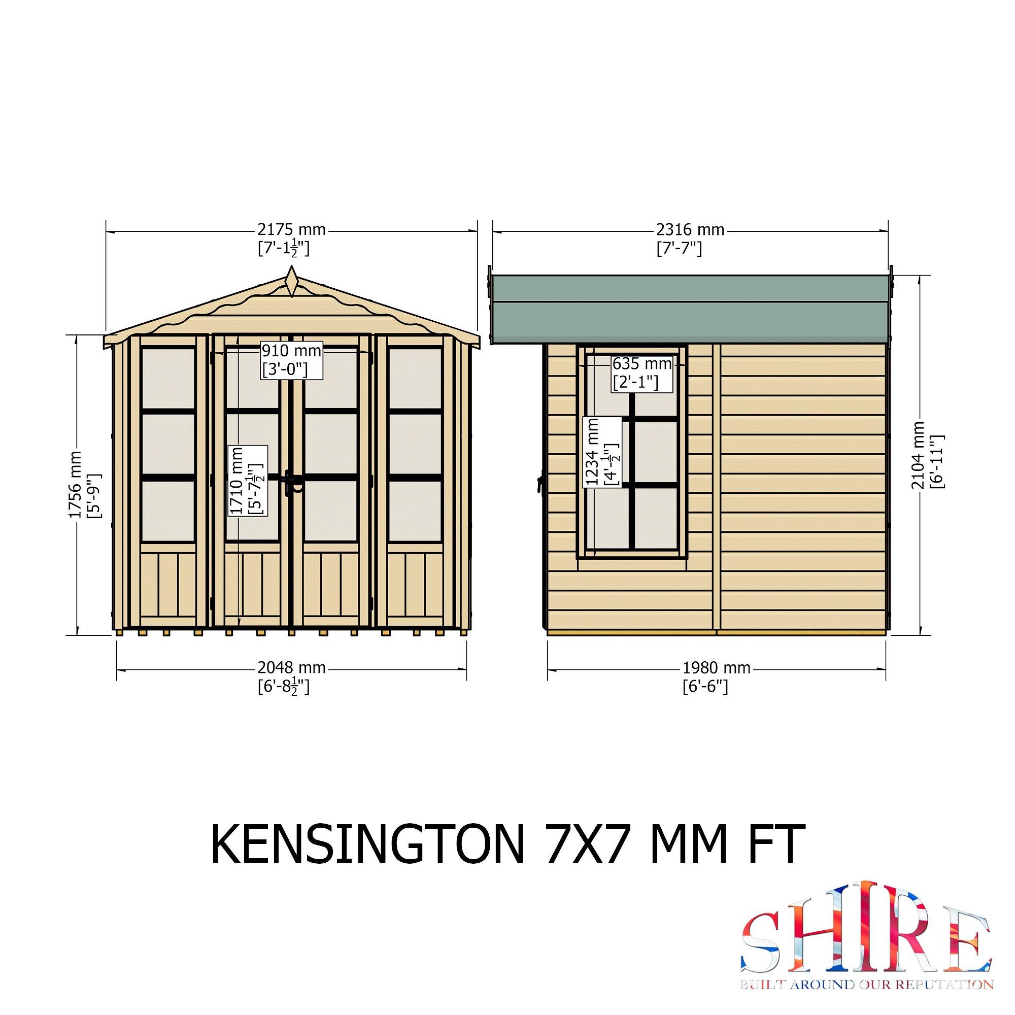 Wood - Shire - Kensington 7x7 SummerHouse - 4