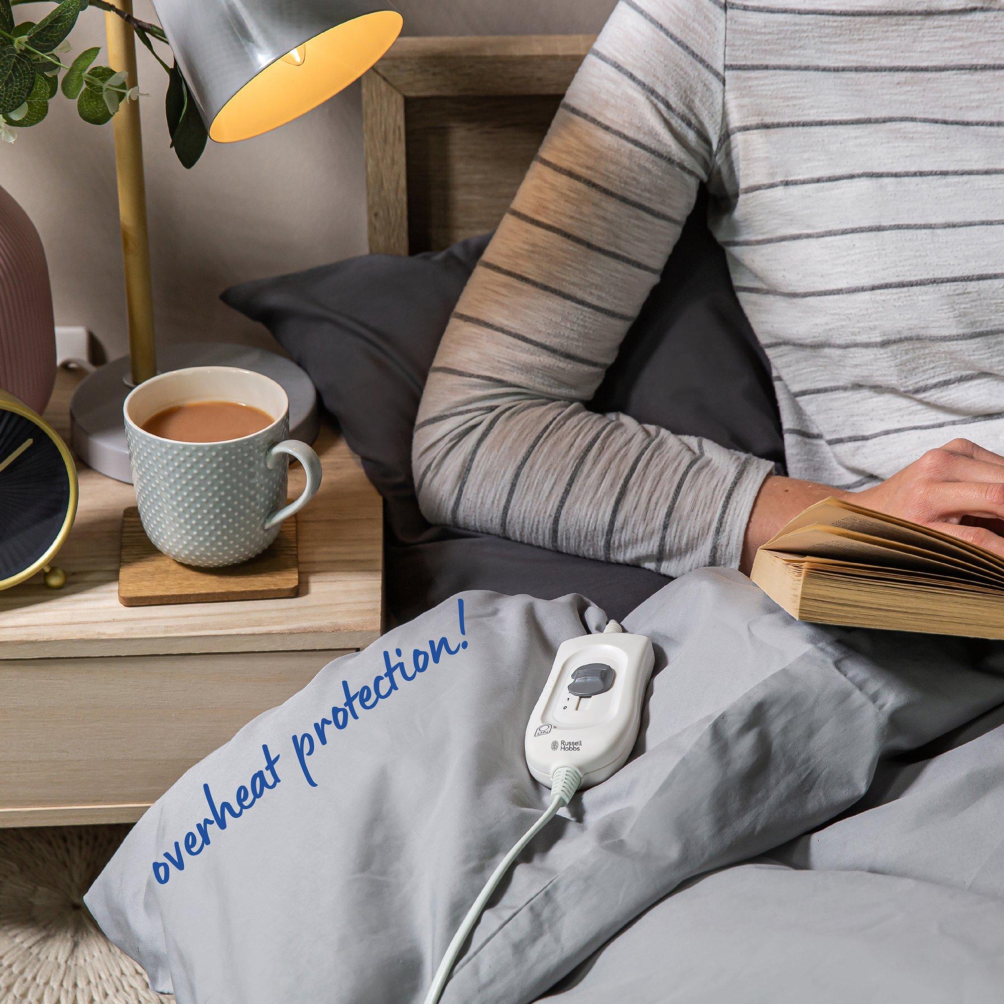 White - Russell Hobbs - RHESB6001 Single Electric Under Blanket 70x150cm - 6