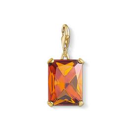 Thomas Sabo Large Orange Stone Charm Pendant