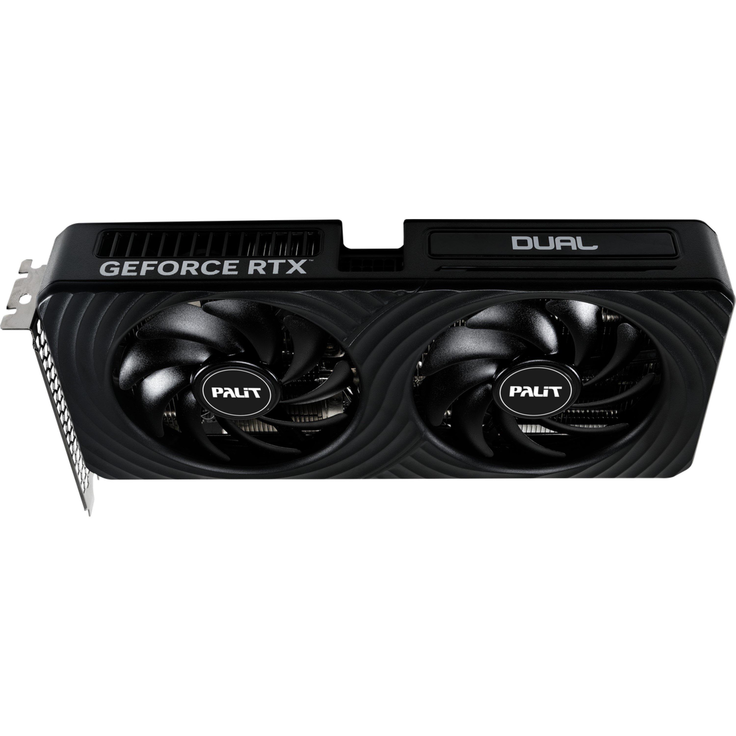 Black - PALIT - GeForce RTX 5060 Ti Dual 8GB GDDR7 Graphics Card PCIe 5.0 Dual Fan Cooling DLSS 4 - 4