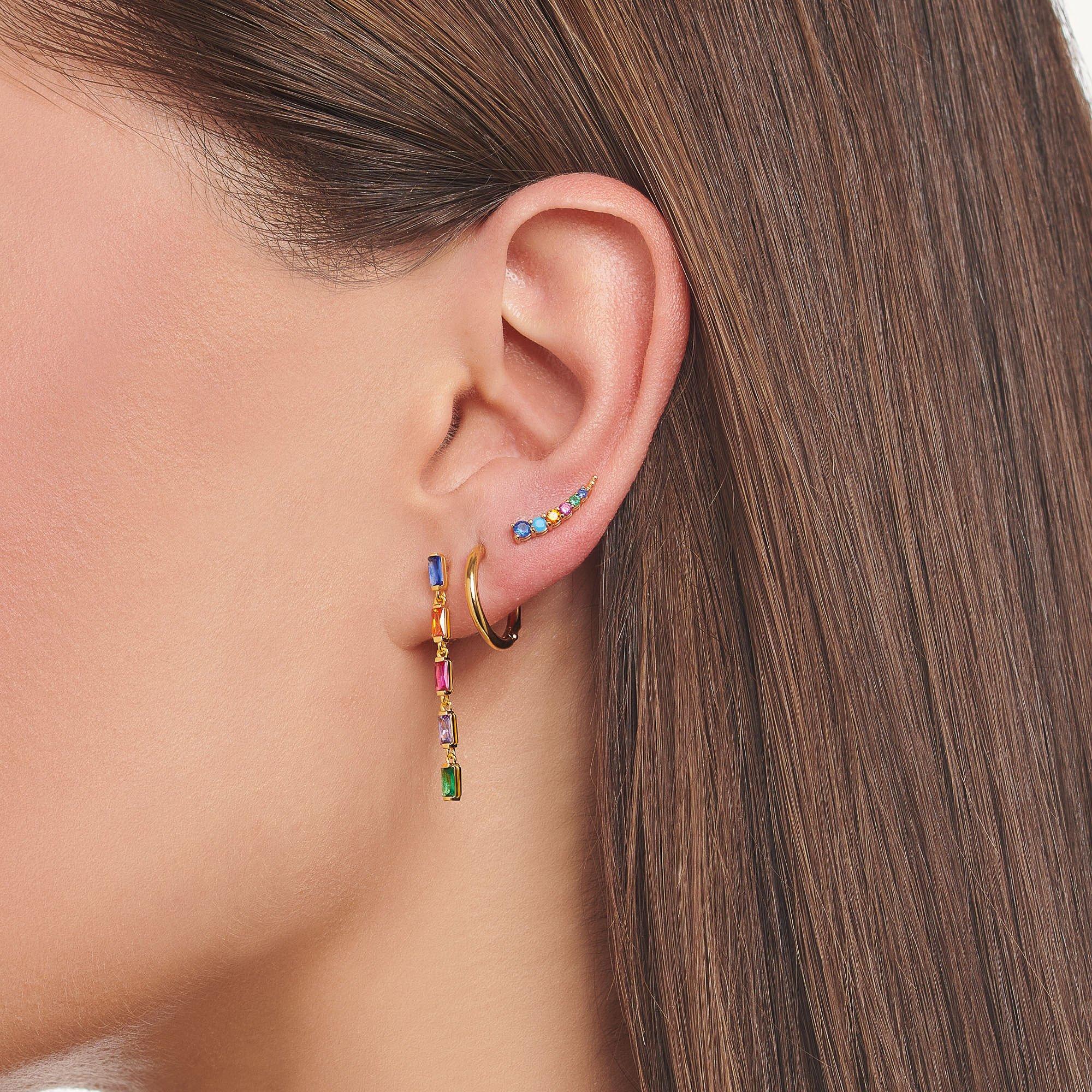 Multi - Thomas Sabo - TS Rainbow Earrings - 3