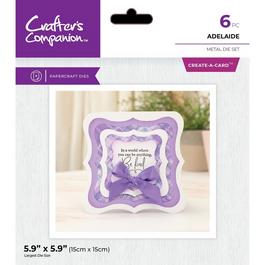 Crafters Companion Adelaide Create a Card Metal Die