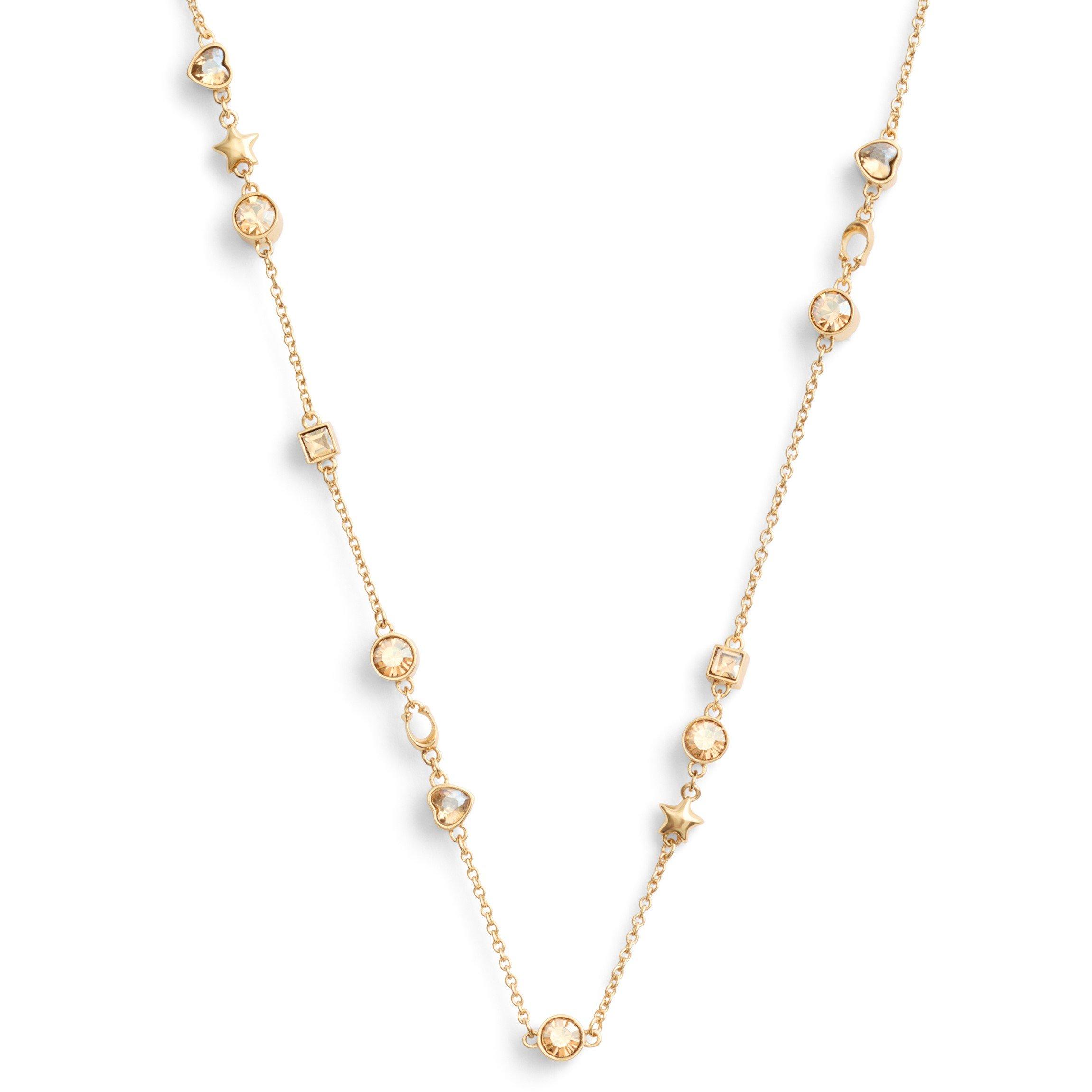 Crystal/Gold - Coach - COACH CHAIN NECKLACE - 3