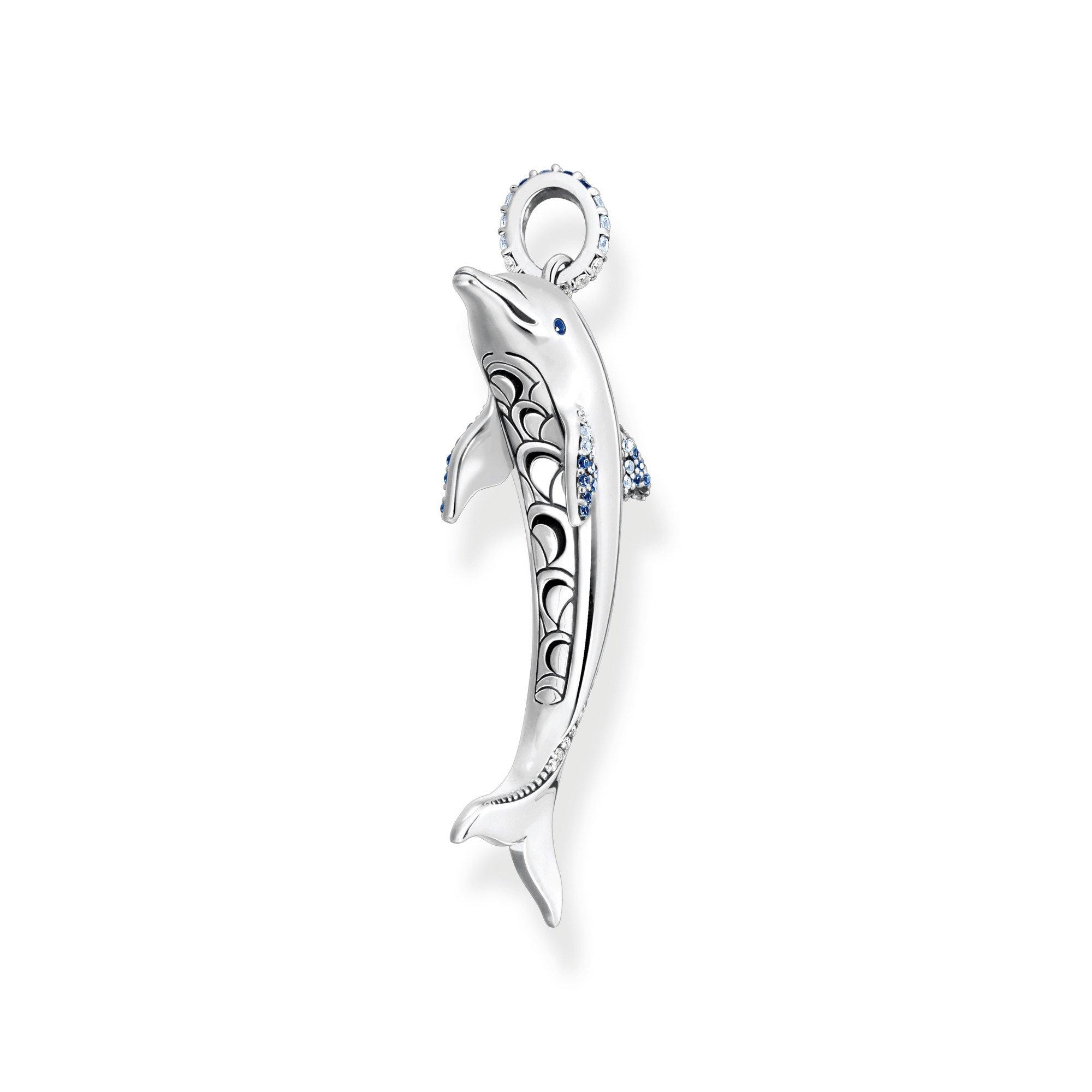 Zilver - Thomas Sabo - Women's Sterling Silver Dolphin Pendant - 3