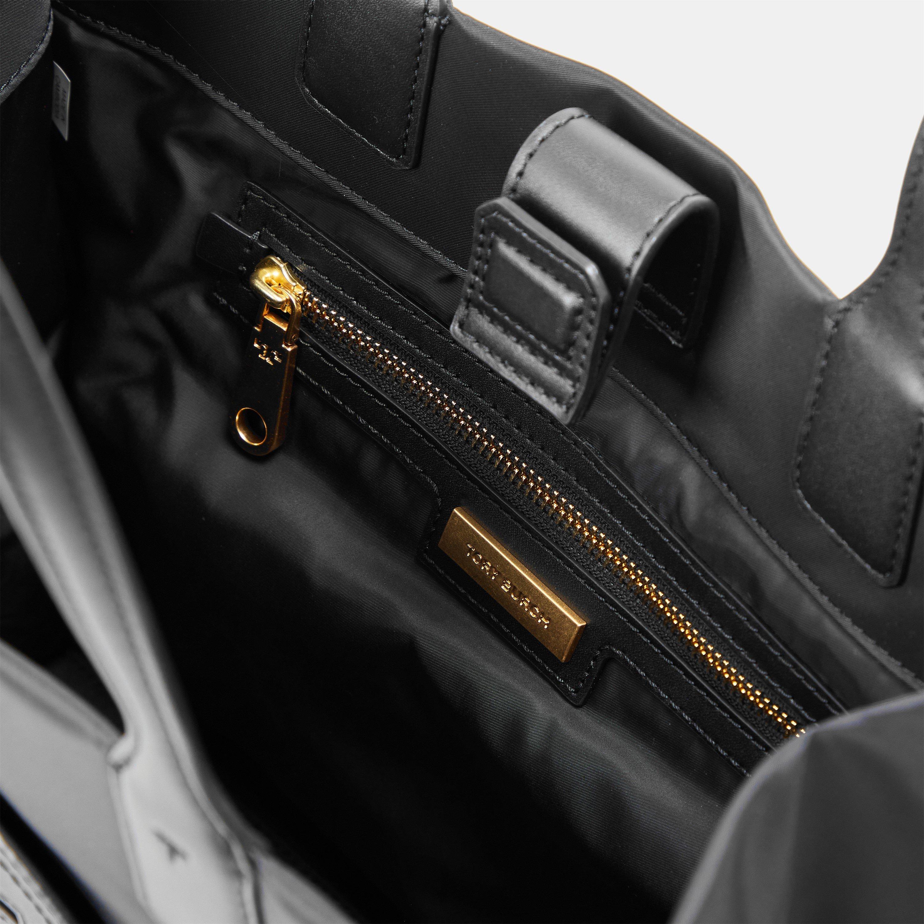 Black - Tory Burch - Women's Ella Small Tote Bag - 4