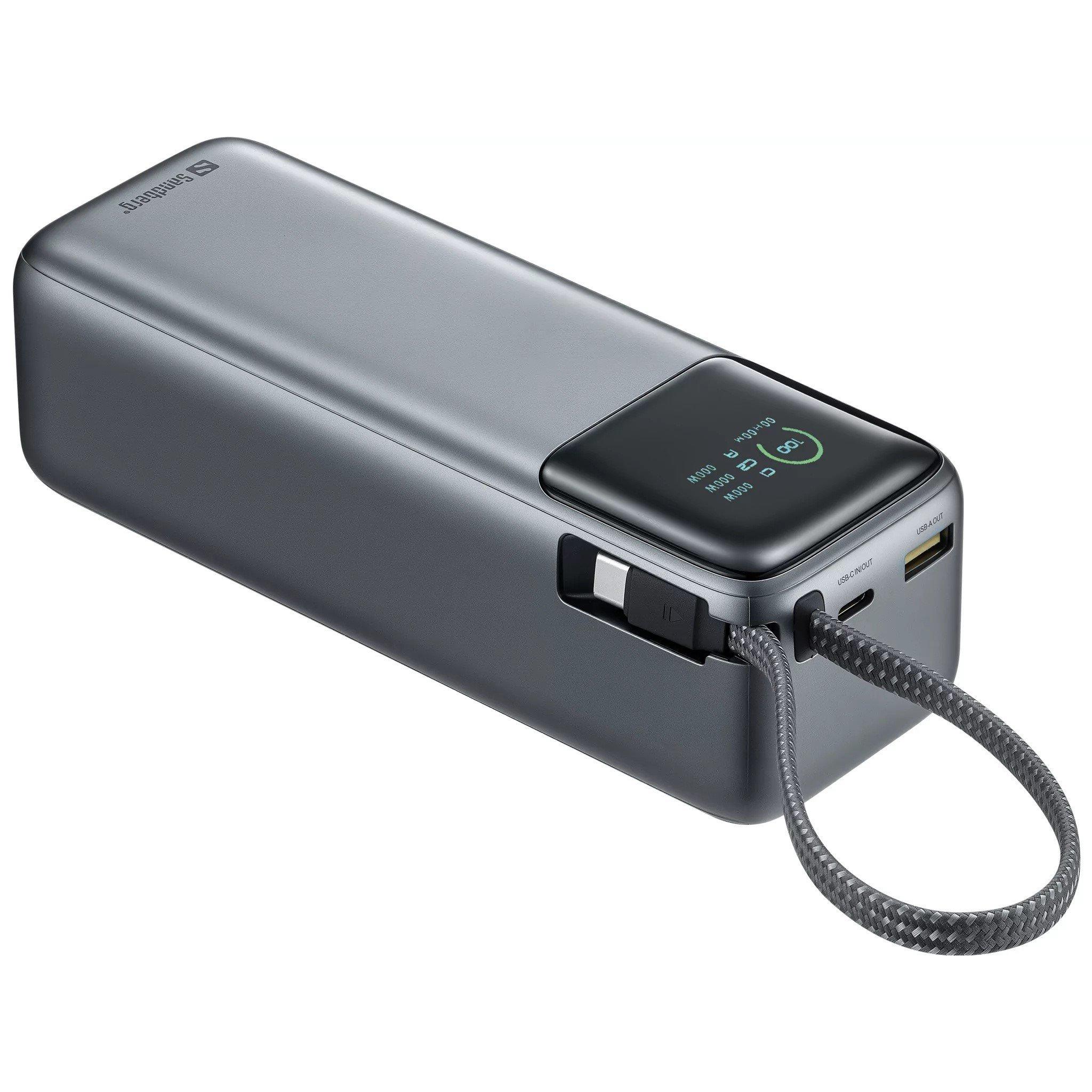 Black - Sandberg - All-in1 Powerbank 27000mAh PD 240W - 2
