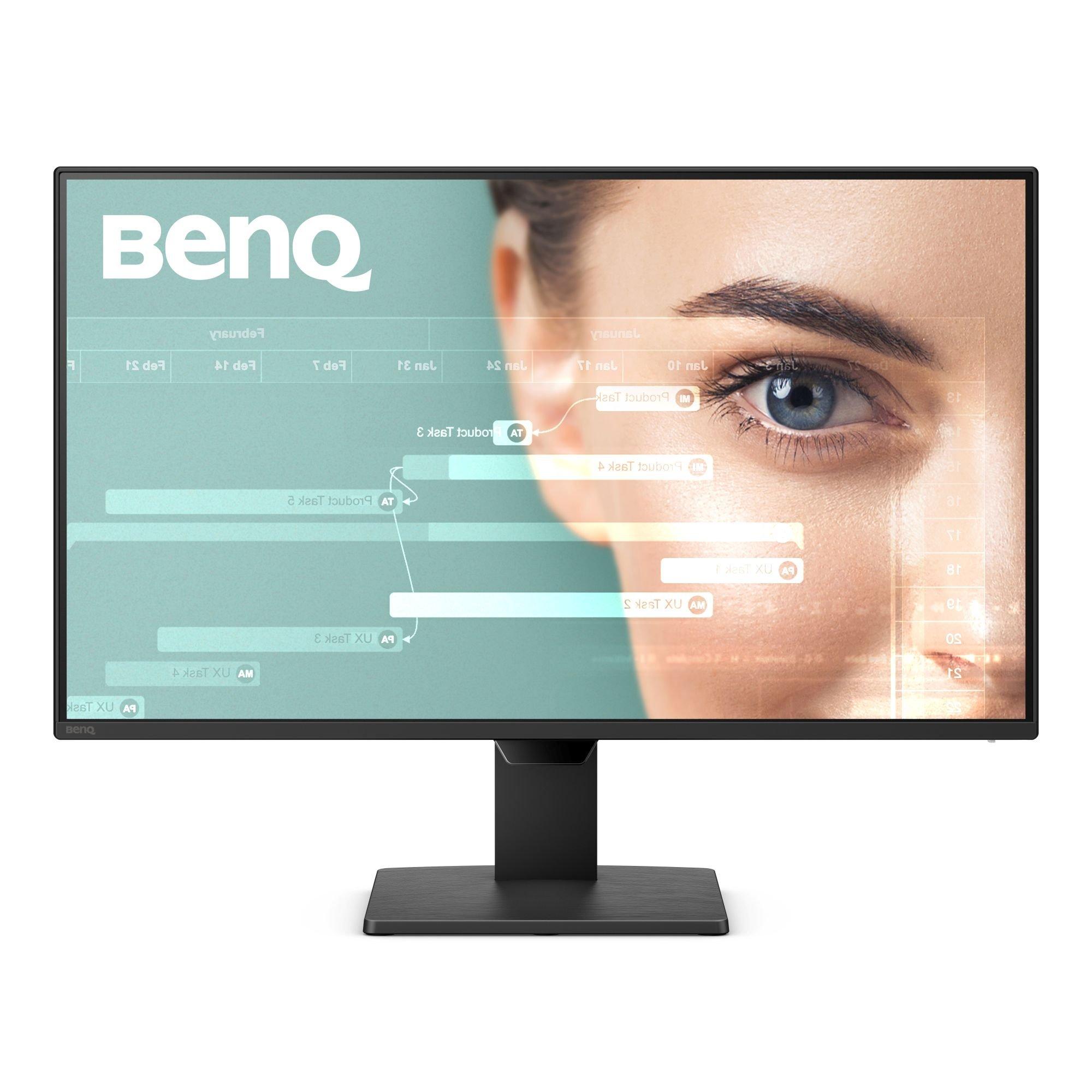 Black - BenQ - GW2490P 23.8 inch 1080p FHD 120Hz BenQ Eye-Care Home Office Monitor - 1