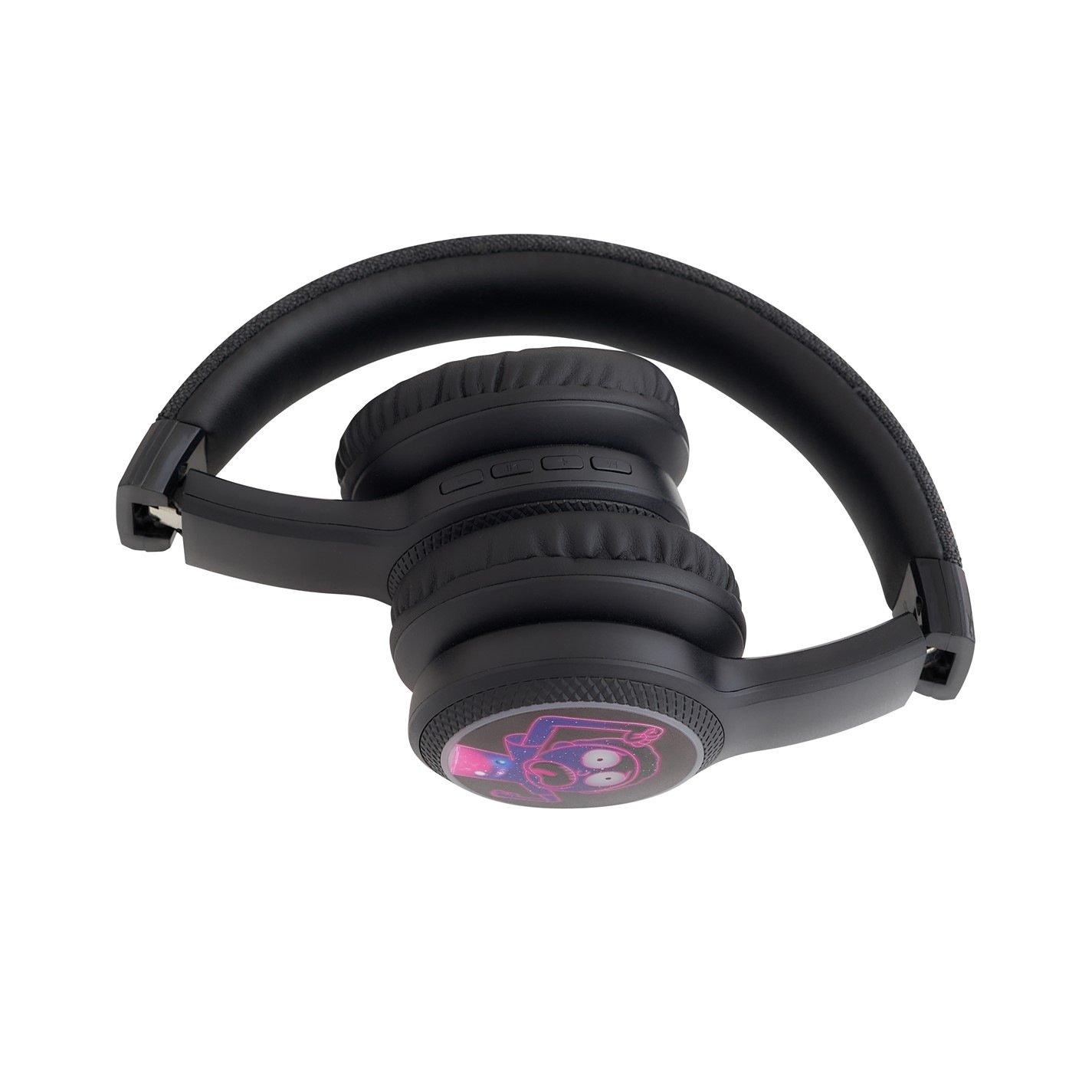 Schwarz - Rick and Morty - Rick and Morty Light-Up Bluetooth Headphones - 4