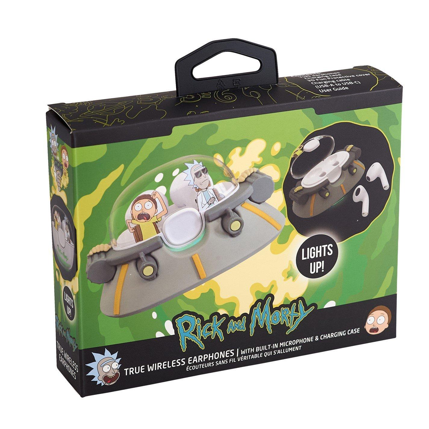 Grau - Rick and Morty - Space Cruiser True Wireless In-Ear Headphones - 8