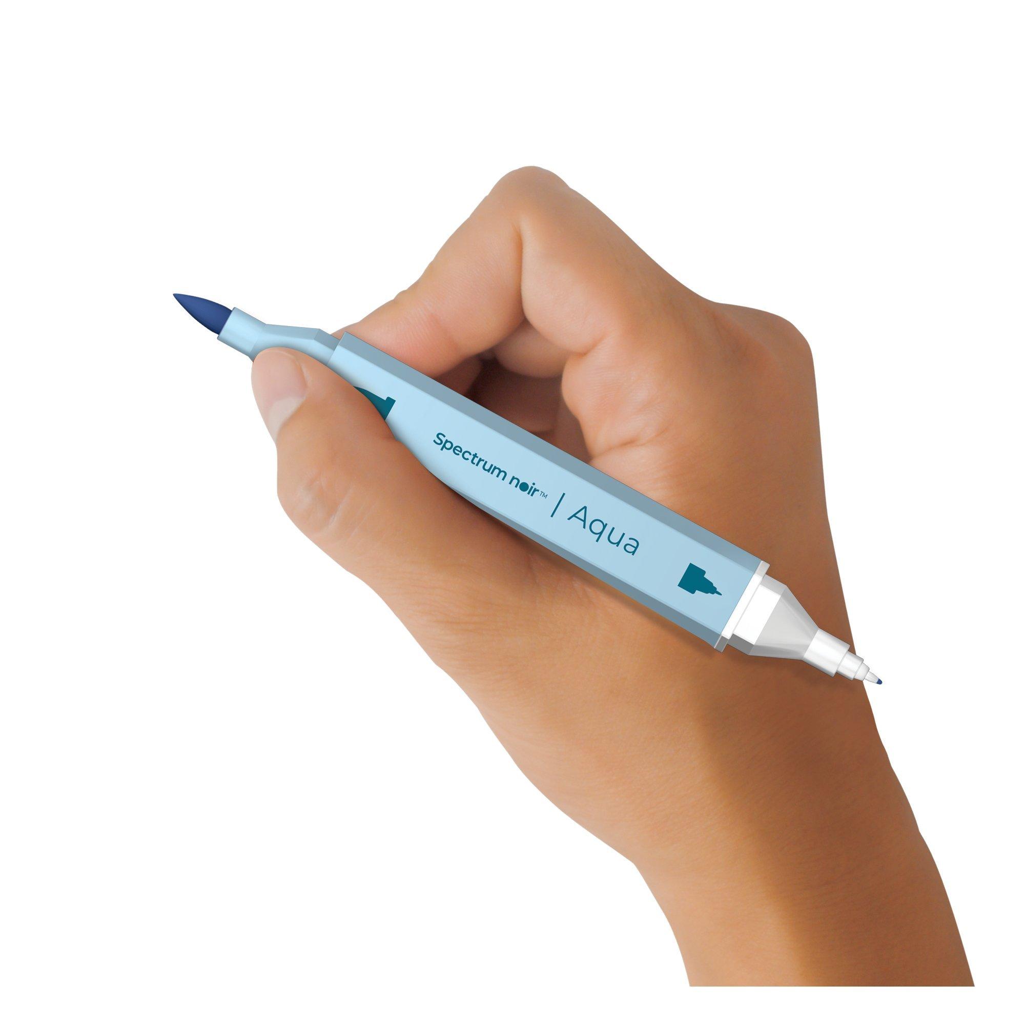 Multi - Crafters Companion - Spectrum Noir-Aqua 12pc-Basic Primary - 2