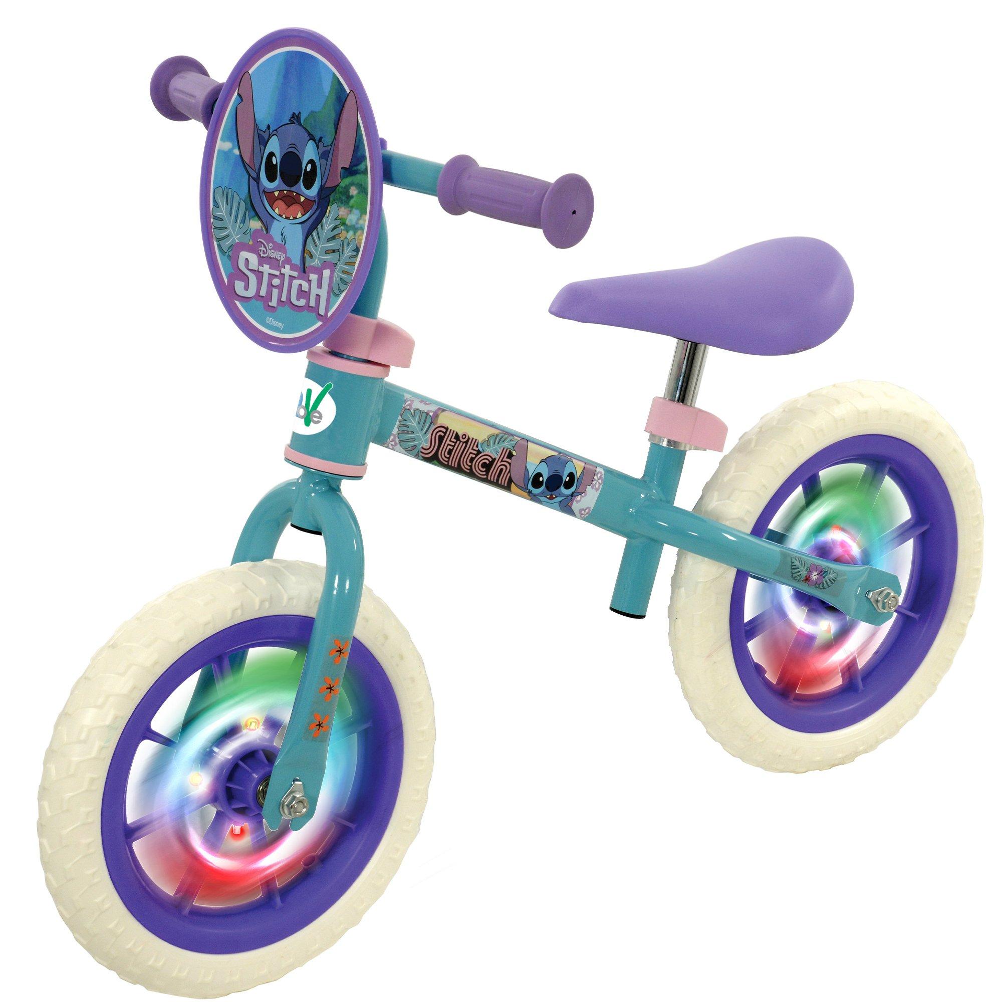 Disney Stitch MoVe Stitch 12 Balance Bike with Light Up Wheels