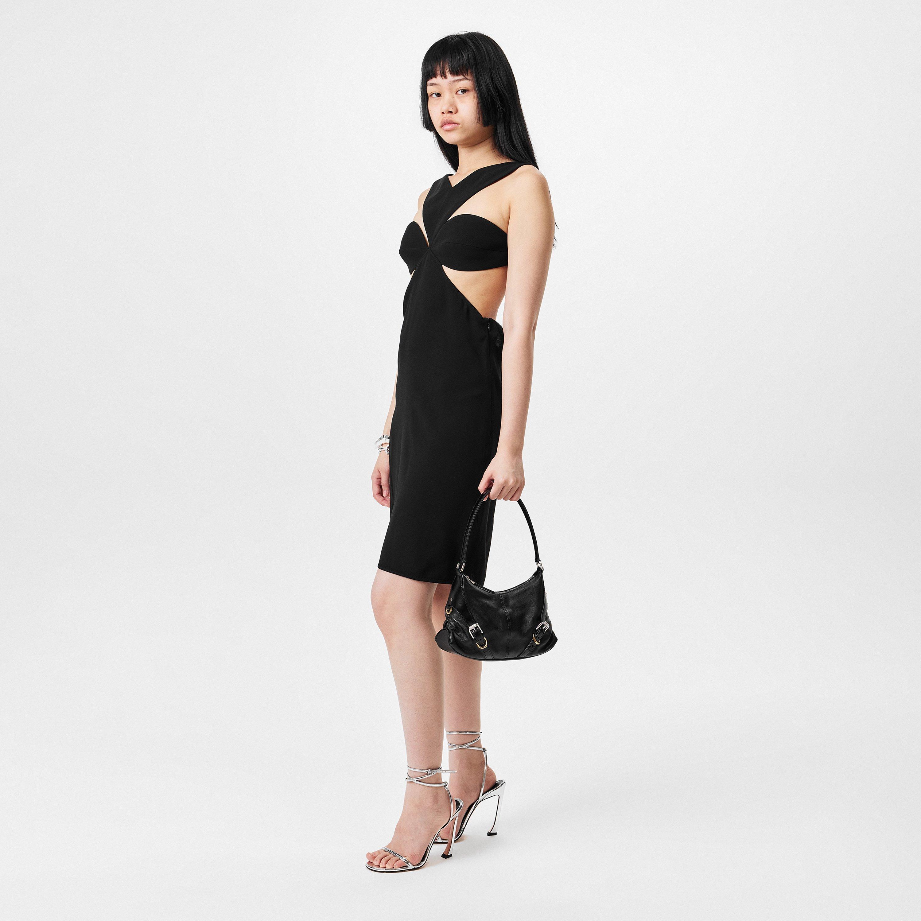 Black - GIVENCHY - Women's Voyou Shoulder Bags - 6