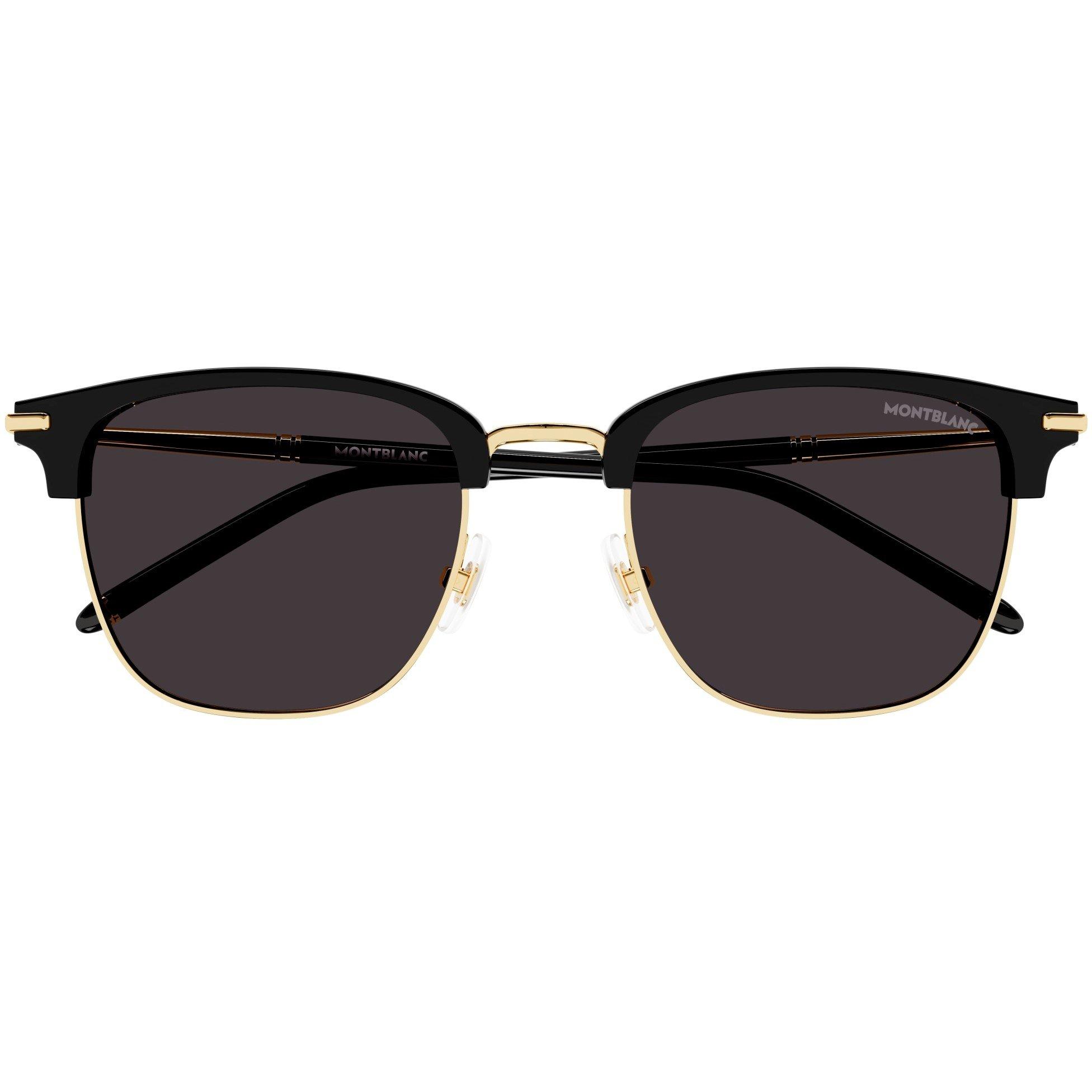 Black - Montblanc - Round Sunglasses - 5