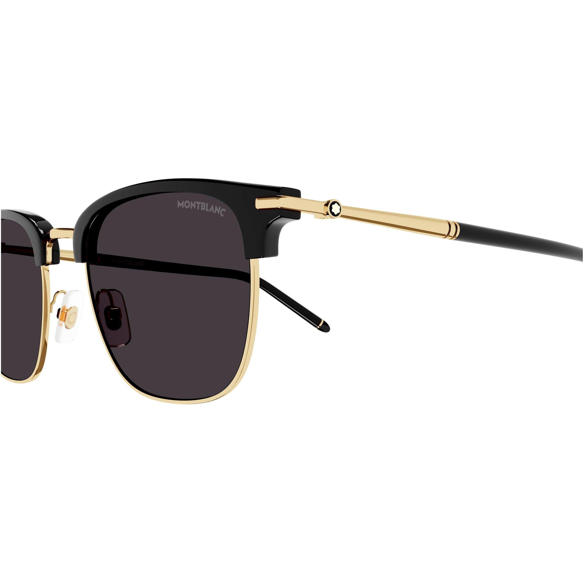 Black - Montblanc - Round Sunglasses - 3