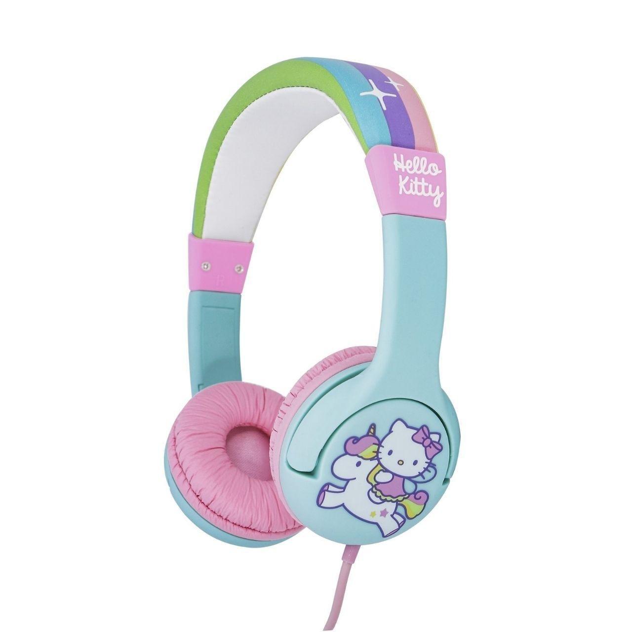 Hello Kitty - OTL Technologies - Kitty Rainbow Unicorn Kids Wired Headphones - 2