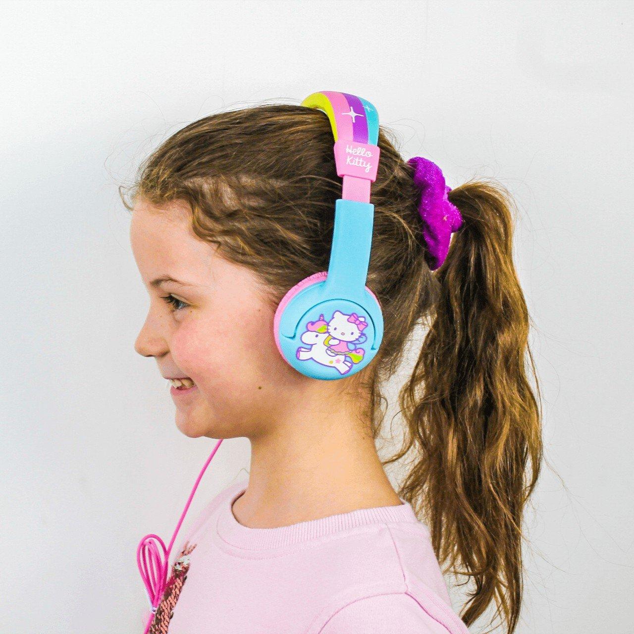 Hello Kitty - OTL Technologies - Kitty Rainbow Unicorn Kids Wired Headphones - 4